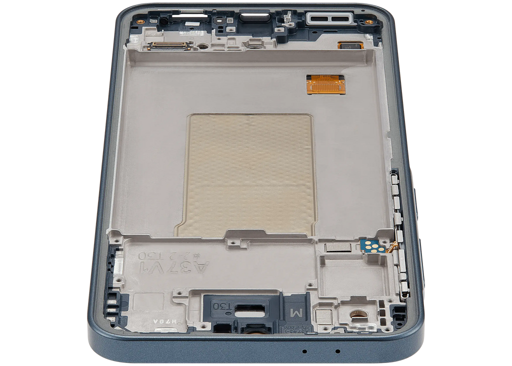 OLED-Display mit Rahmen für Samsung Galaxy A37 5G (A376 / 2026) (Refurbished) (Graygreen)