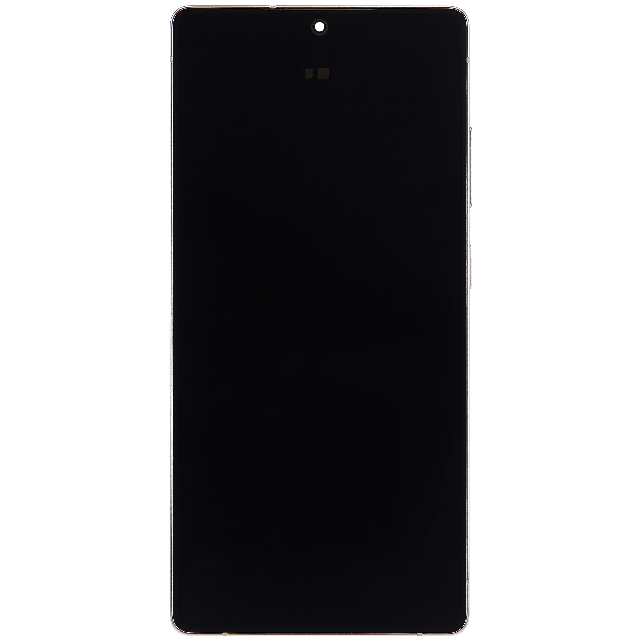 OLED-Display mit Rahmen für Samsung Galaxy S25 Ultra 5G (US & International) (Aftermarket Plus) (120Hz) (Titanium Weiß Silber)