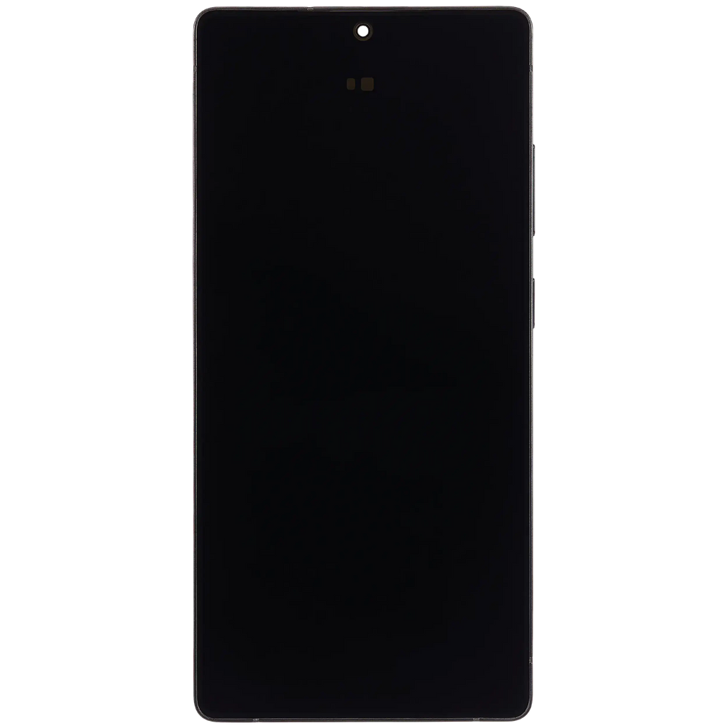 OLED-Display mit Rahmen für Samsung Galaxy S25 Ultra 5G (US & International) (Aftermarket Plus) (120Hz) (Titanium Jet Black)