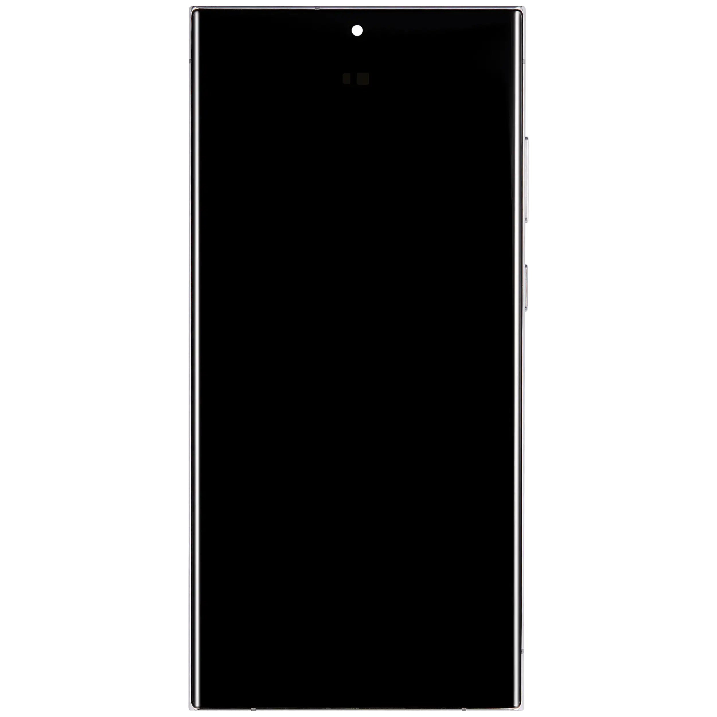 OLED-Display mit Rahmen für Samsung Galaxy S23 Ultra (US & International) (Aftermarket Plus) (120Hz) (Sky Blue)