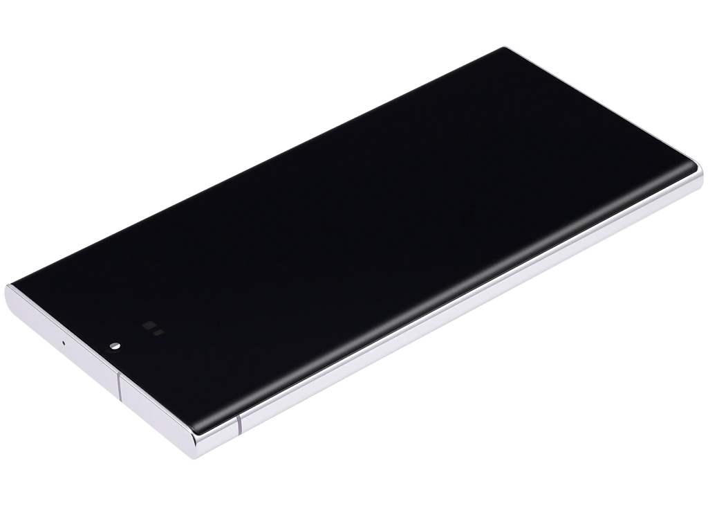 OLED-Display mit Rahmen für Samsung Galaxy S23 Ultra (US & International) (Aftermarket Plus) (120Hz) (Sky Blue)