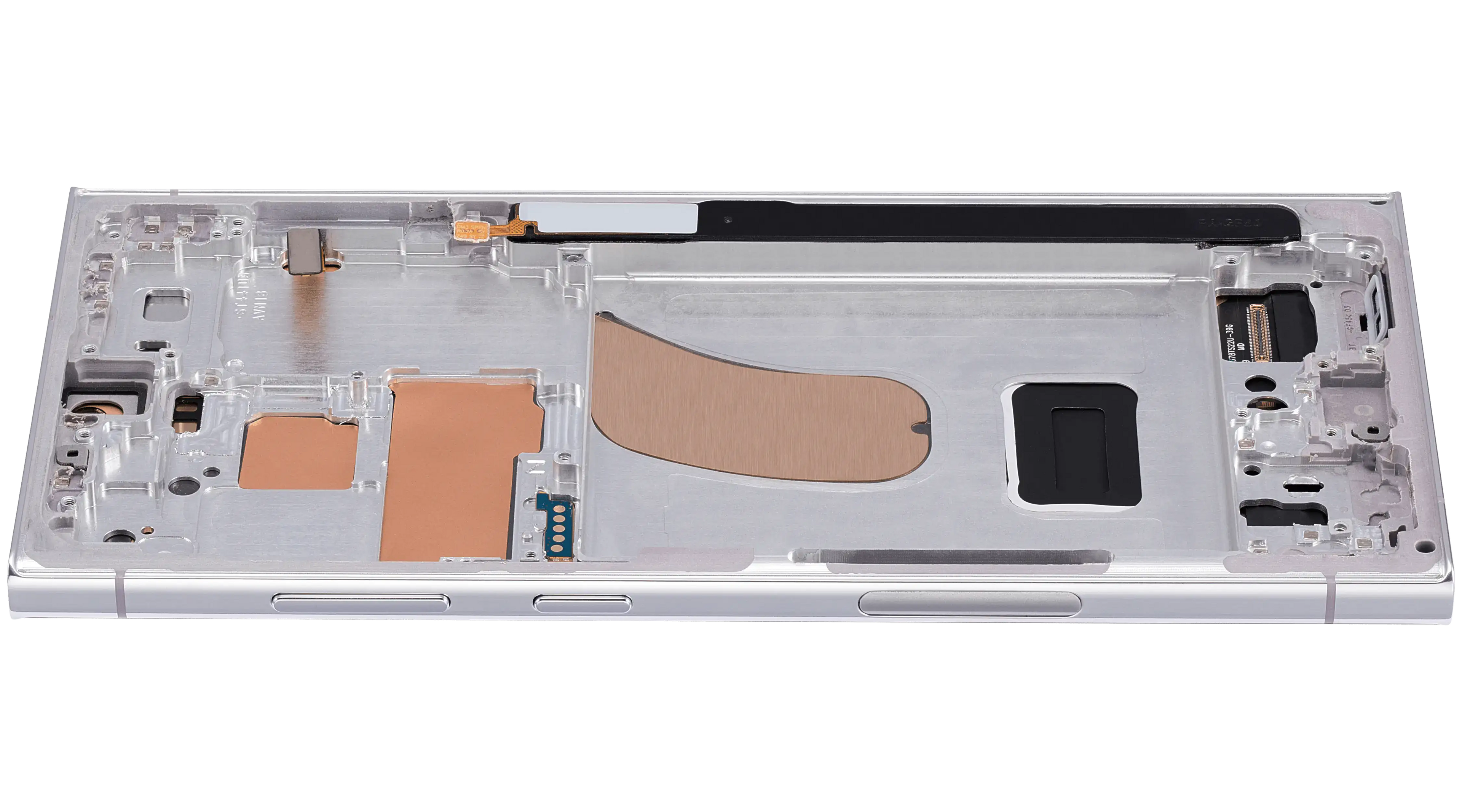 OLED-Display mit Rahmen für Samsung Galaxy S23 Ultra (US & International) (Aftermarket Plus) (120Hz) (Sky Blue)