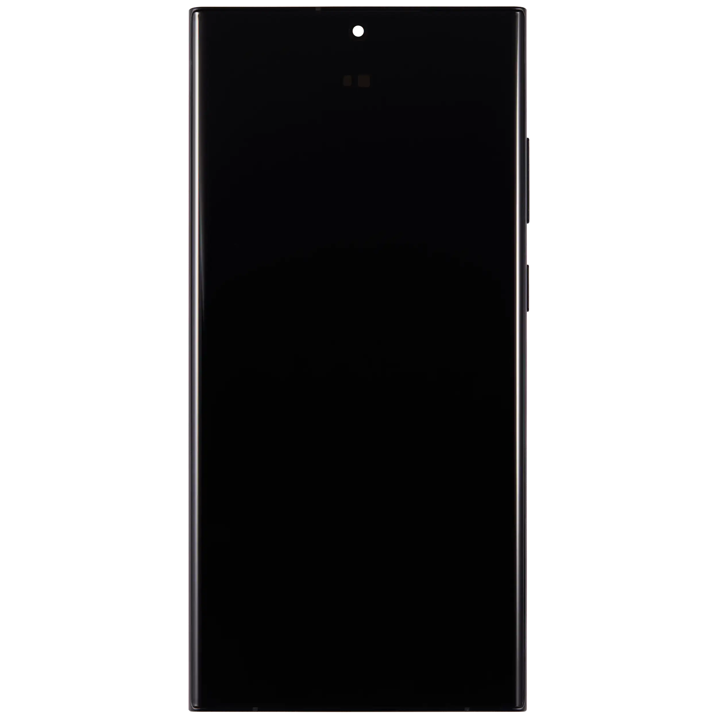 OLED-Display mit Rahmen für Samsung Galaxy S23 Ultra (US & International) (Aftermarket Plus) (120Hz) (Graphite)