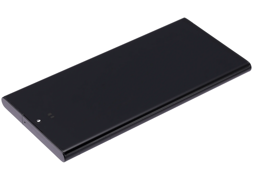 OLED-Display mit Rahmen für Samsung Galaxy S22 Ultra 5G (US & Internationale Version) (Aftermarket Plus) (120Hz) (Graphite / Sky Blue / Red)