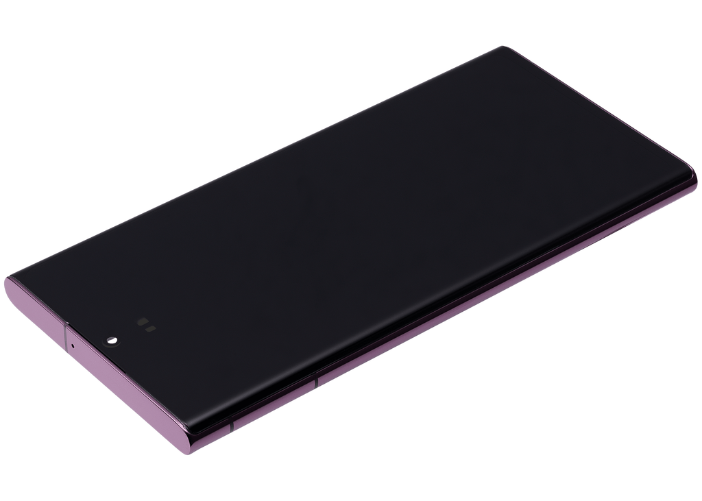 OLED-Display mit Rahmen für Samsung Galaxy S22 Ultra 5G (US & Internationale Version) (Aftermarket Plus) (120Hz) (Burgundy)