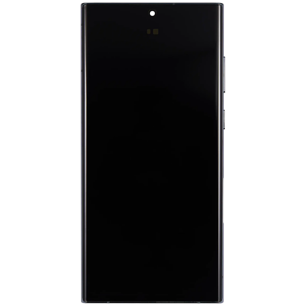 OLED-Display mit Rahmen für Samsung Galaxy S22 Ultra 5G (US & Internationale Version) (Aftermarket Plus) (120Hz) (Grün)