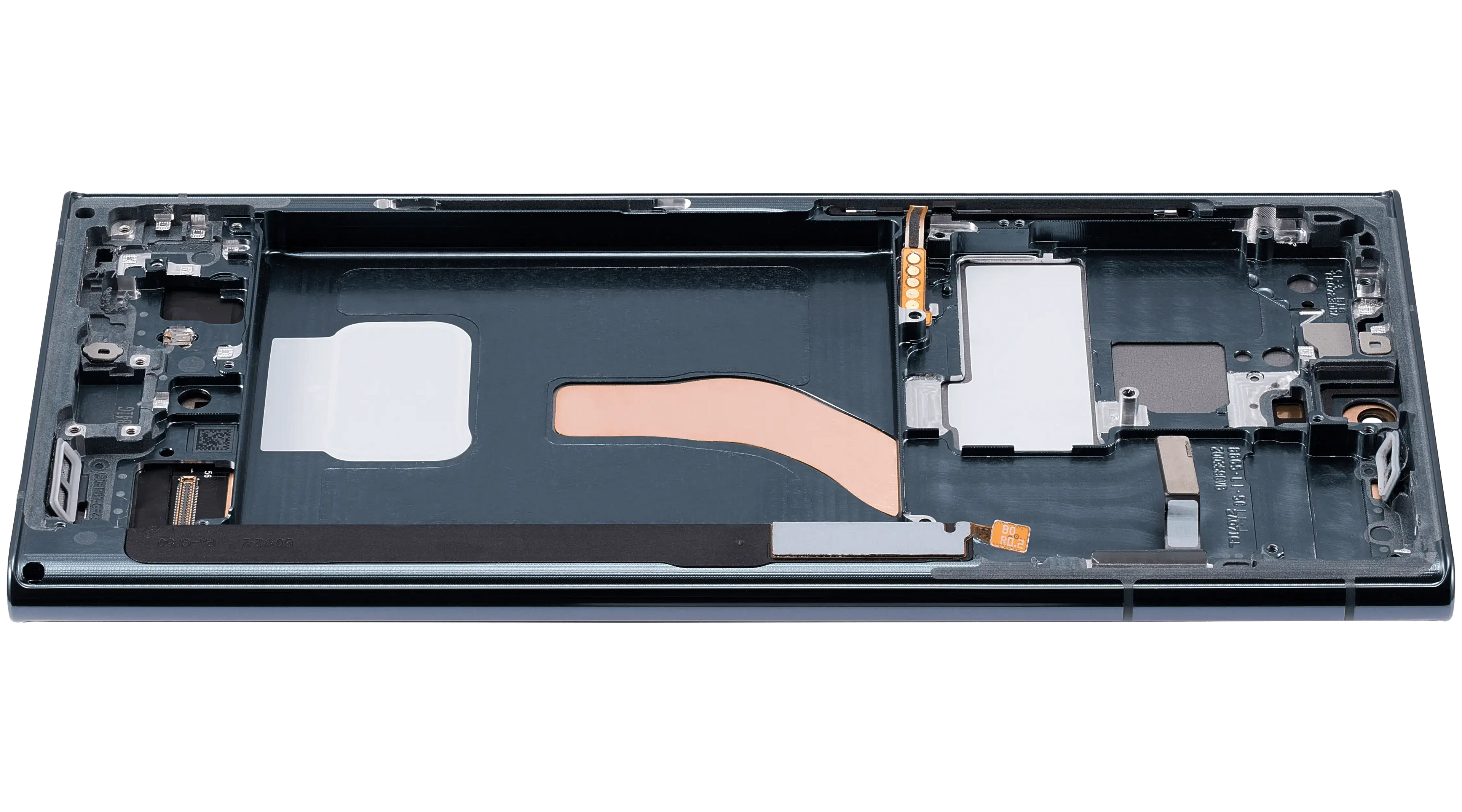 OLED-Display mit Rahmen für Samsung Galaxy S22 Ultra 5G (US & Internationale Version) (Aftermarket Plus) (120Hz) (Grün)