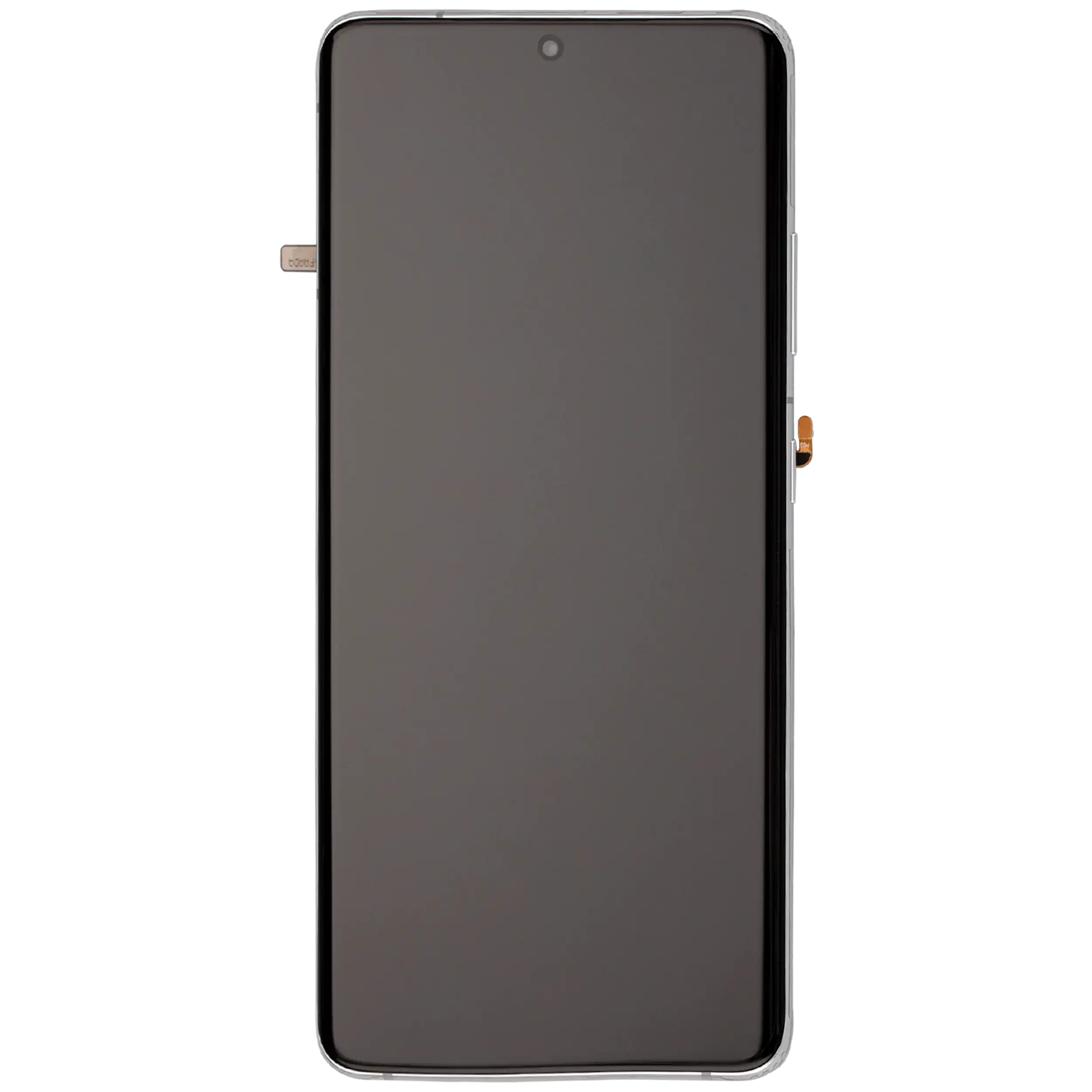 OLED-Display mit Rahmen für Samsung Galaxy S21 Ultra 5G (Aftermarket Plus) (120Hz) (Phantom Silver)