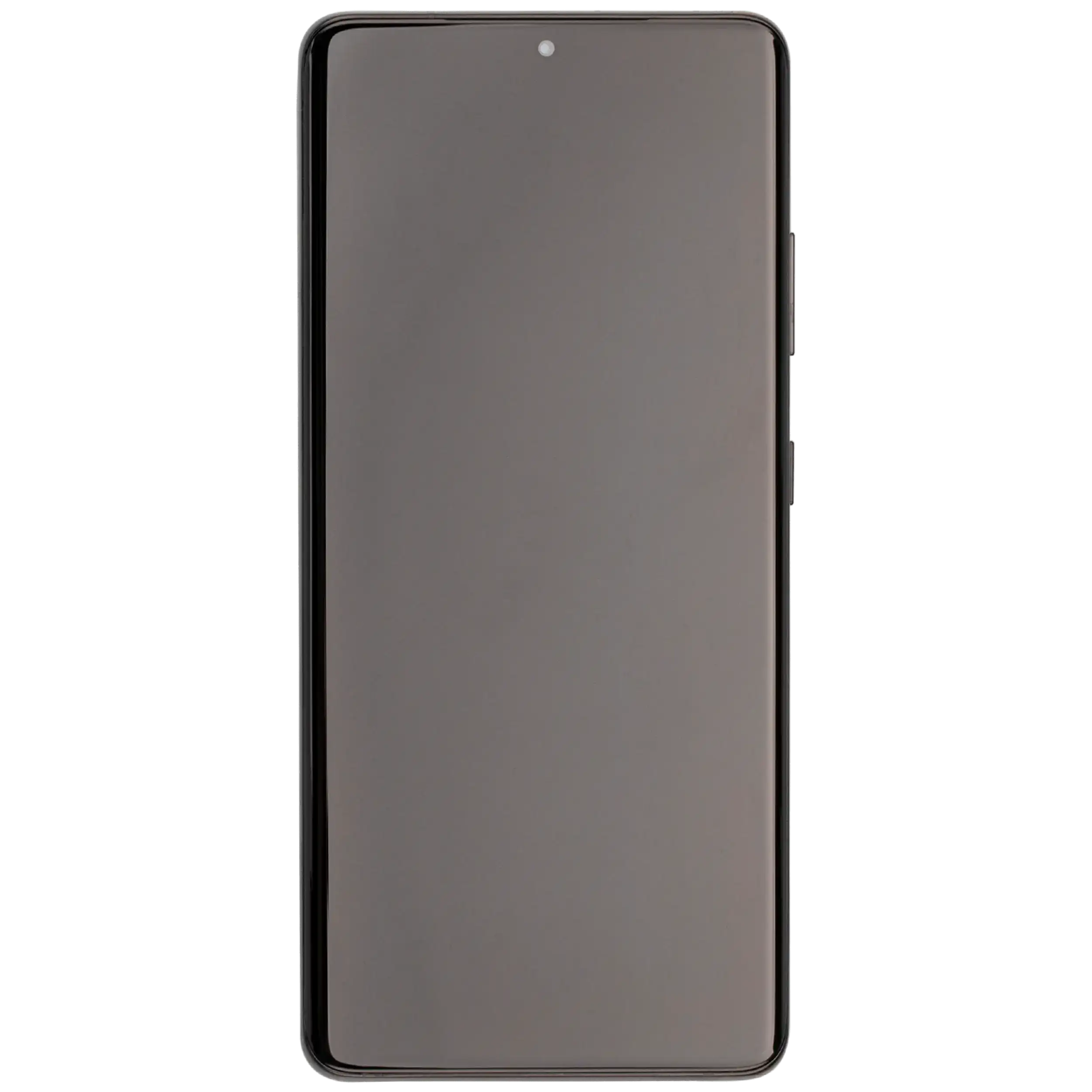 OLED-Display mit Rahmen für Samsung Galaxy S21 Ultra 5G (Aftermarket Plus) (120Hz) (Phantom Black)