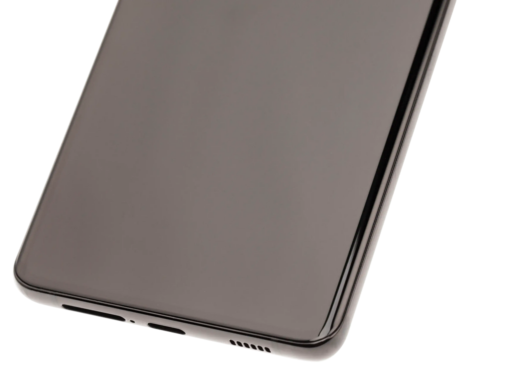 OLED-Display mit Rahmen für Samsung Galaxy S21 Ultra 5G (Aftermarket Plus) (120Hz) (Phantom Black)