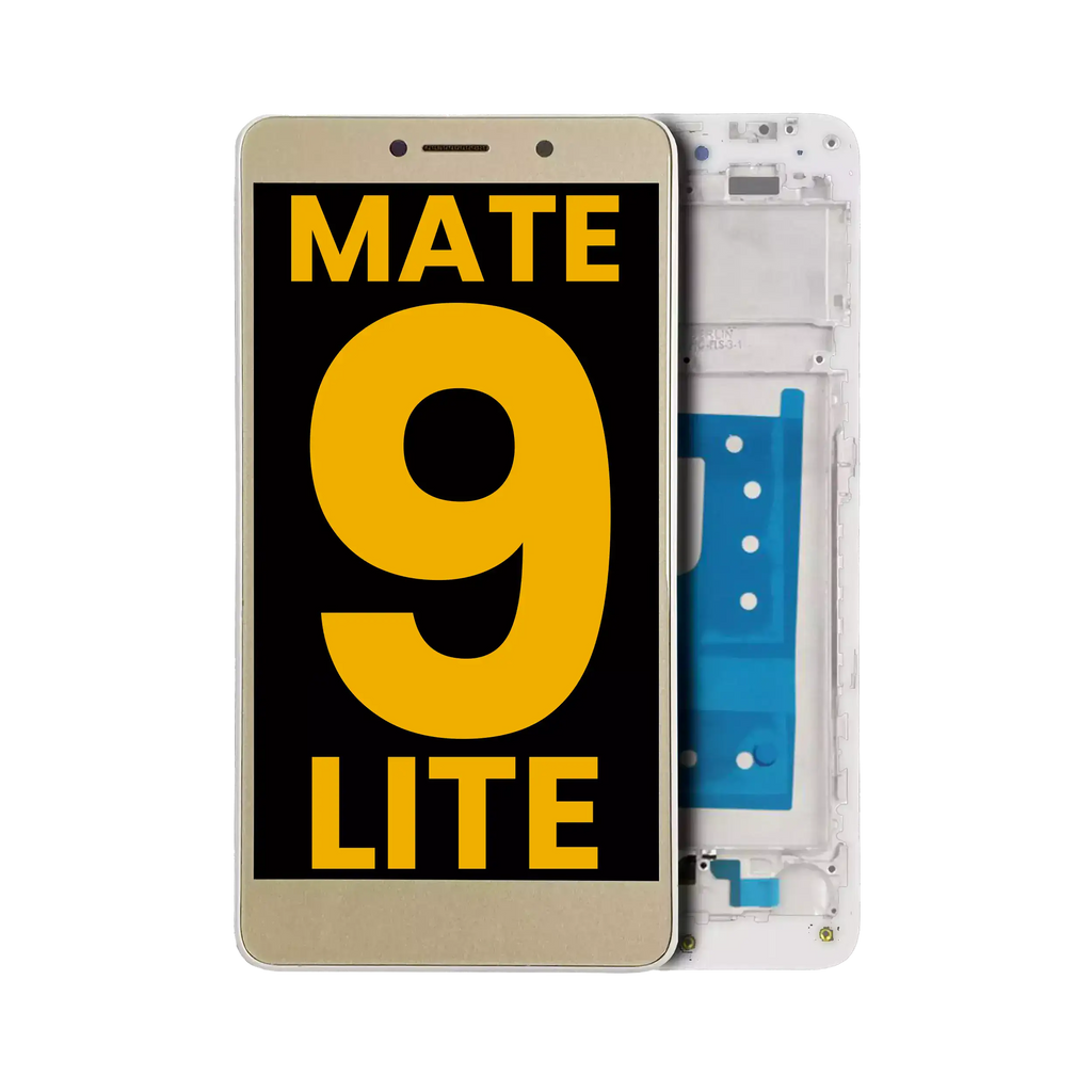 LCD Display with Frame for Huawei Mate 9 Lite (Refurbished) (Gold)
