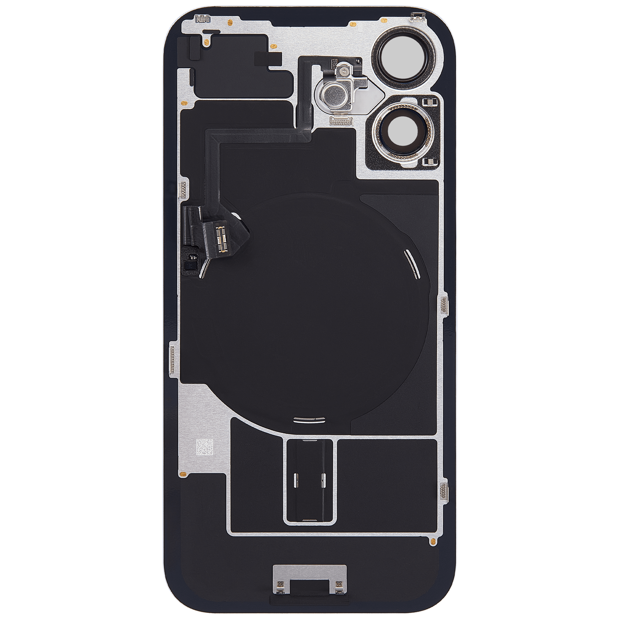 Backcover mit MagSafe Magnet & NFC & Blitz-Flexkabel für iPhone 16 Plus (Service Pack) (Ultramarine)