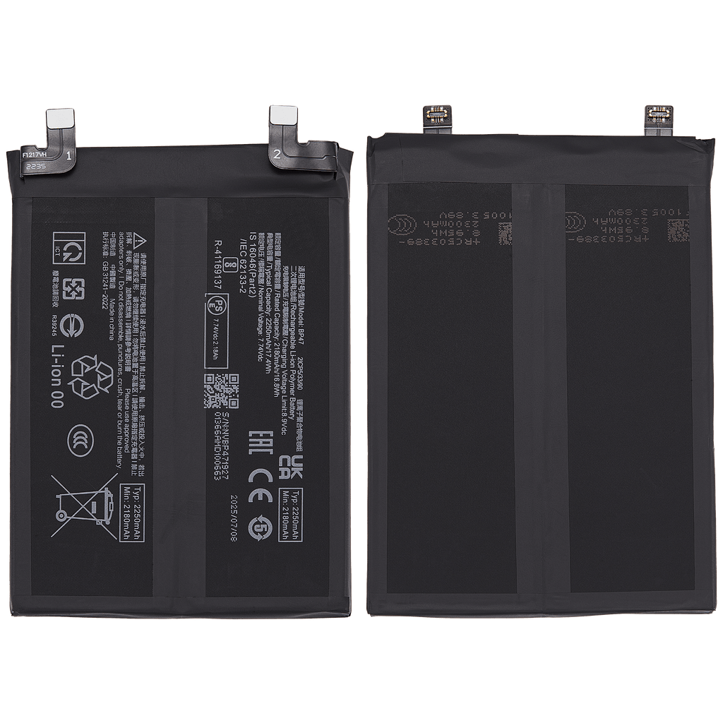 Replacement Battery for Xiaomi Redmi Note 11 Pro Plus 5G (BP47)