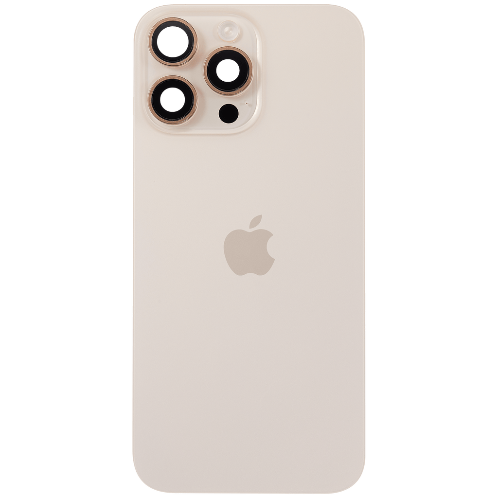 Backcover mit MagSafe Magnet & NFC & Blitz-Flexkabel für iPhone 16 Pro Max (Service Pack) (Desert Titanium)