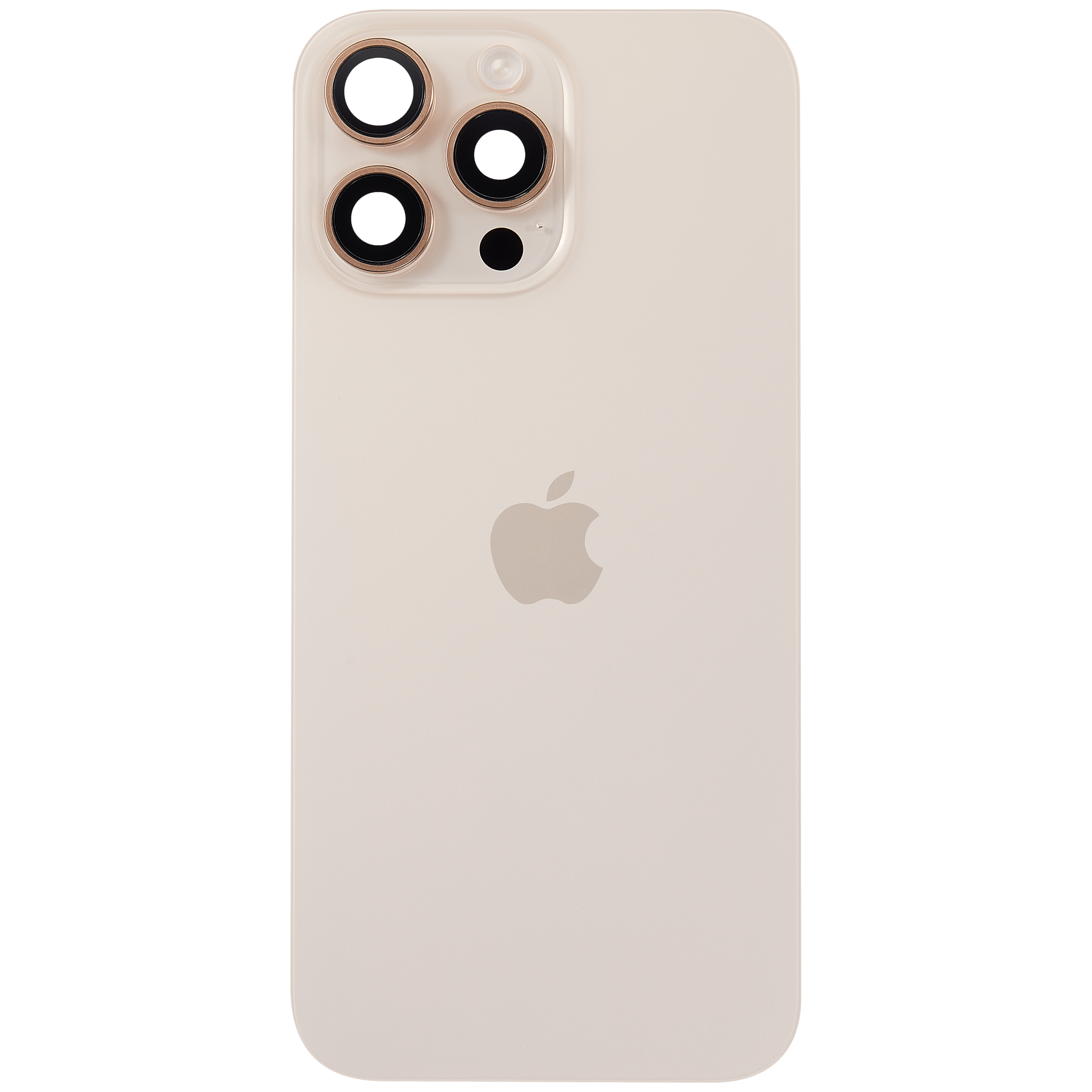 Backcover mit MagSafe Magnet & NFC & Blitz-Flexkabel für iPhone 16 Pro Max (Service Pack) (Desert Titanium)