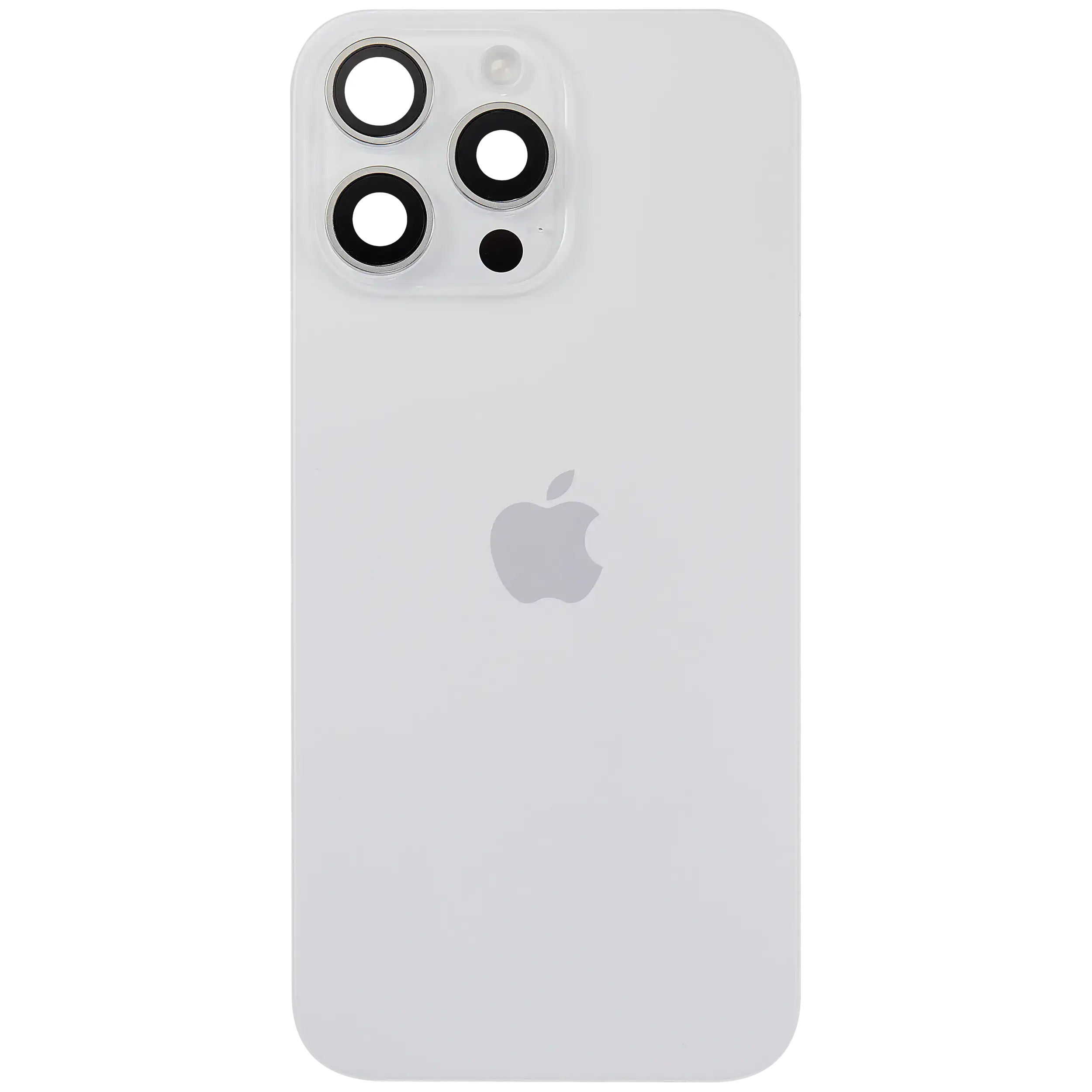 Backcover mit MagSafe Magnet & NFC & Blitz-Flexkabel für iPhone 16 Pro Max (Service Pack) (Weiß Titanium)
