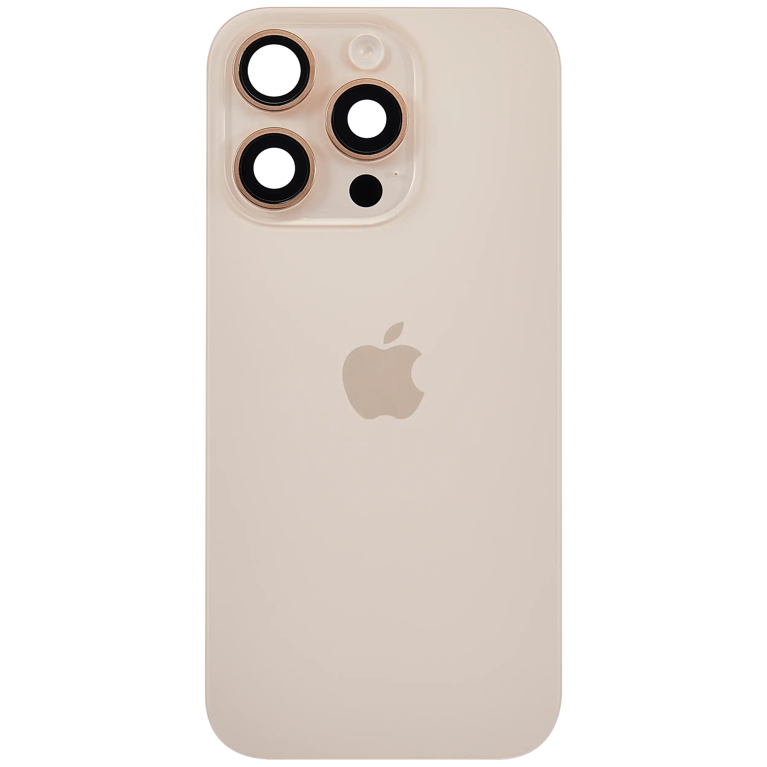 Backcover mit MagSafe Magnet & NFC & Blitz-Flexkabel für iPhone 16 Pro (Service Pack) (Desert Titanium)