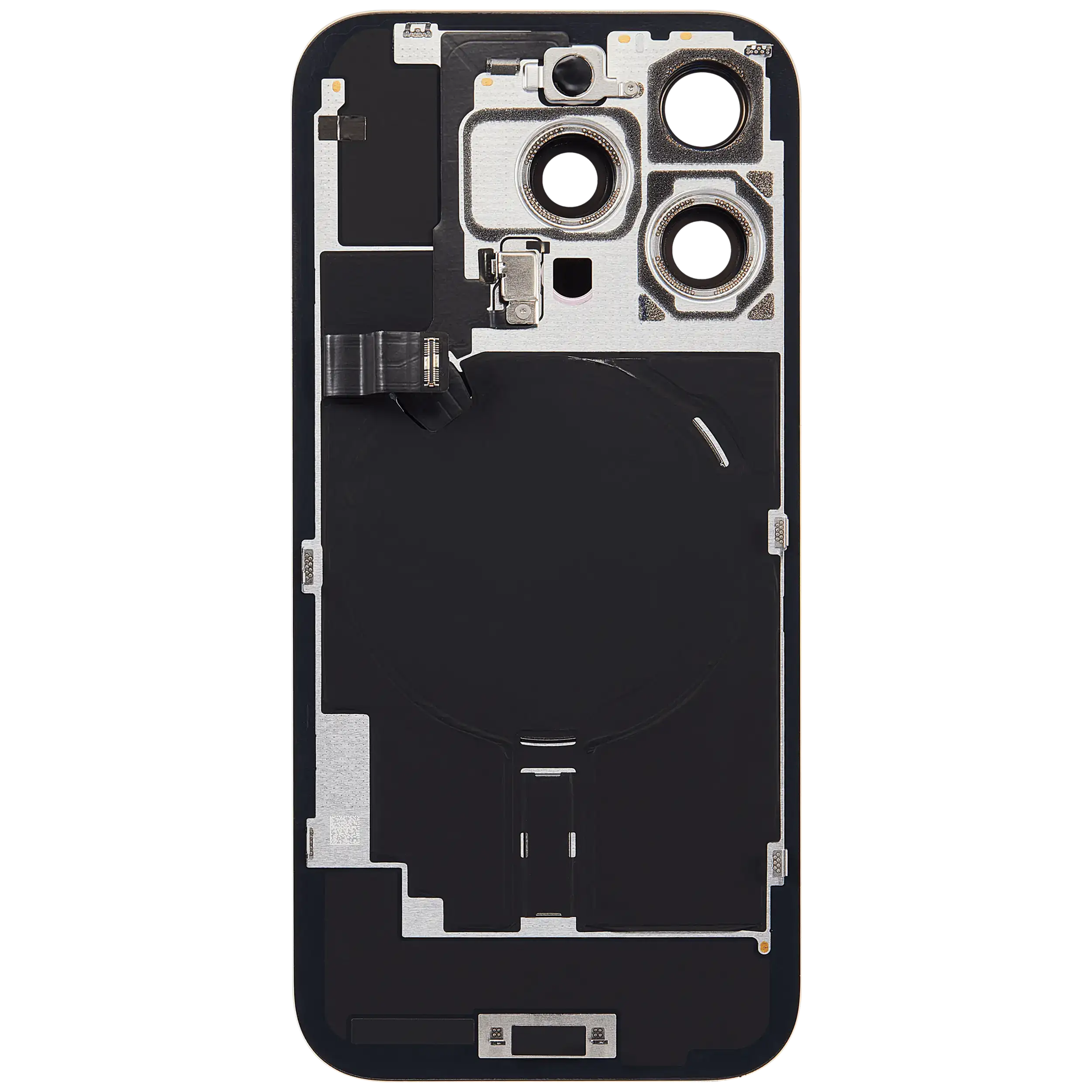 Backcover mit MagSafe Magnet & NFC & Blitz-Flexkabel für iPhone 16 Pro (Service Pack) (Desert Titanium)