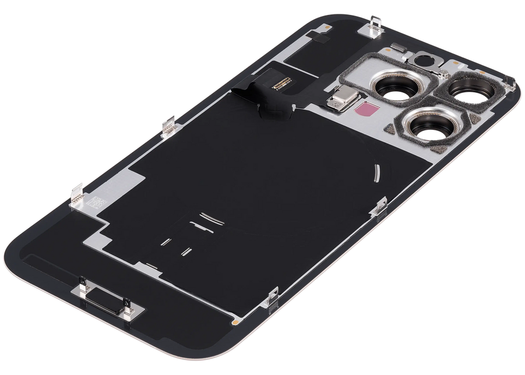 Backcover mit MagSafe Magnet & NFC & Blitz-Flexkabel für iPhone 16 Pro (Service Pack) (Desert Titanium)