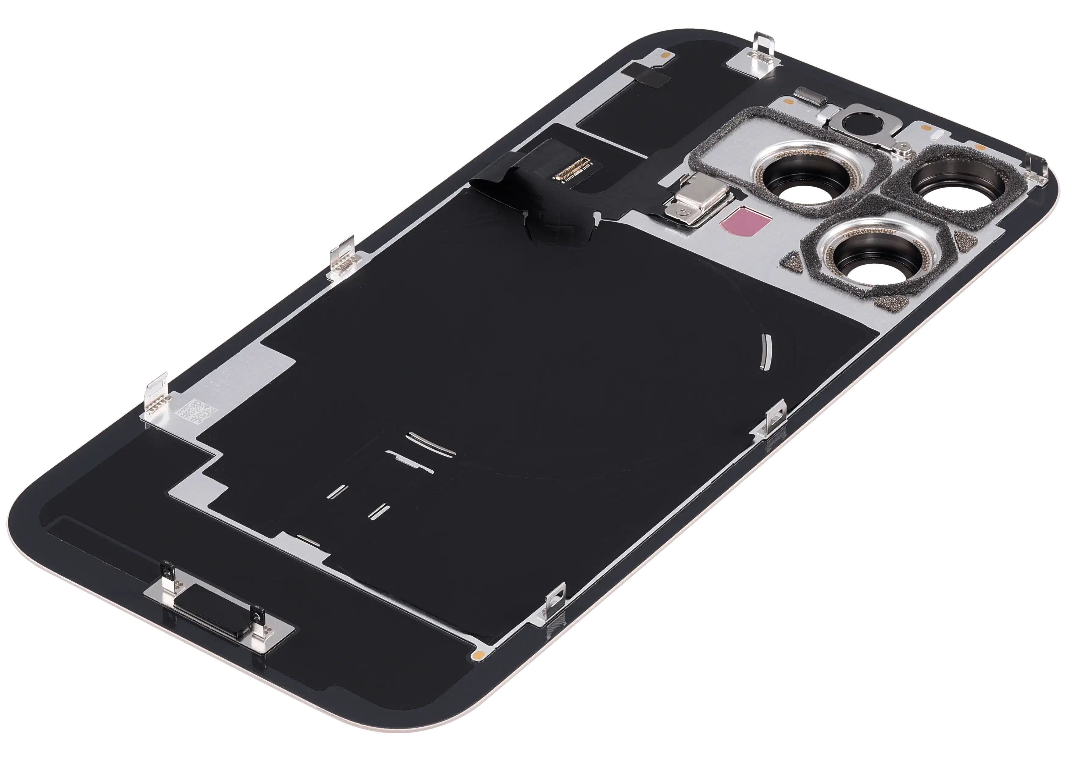 Backcover mit MagSafe Magnet & NFC & Blitz-Flexkabel für iPhone 16 Pro (Service Pack) (Desert Titanium)