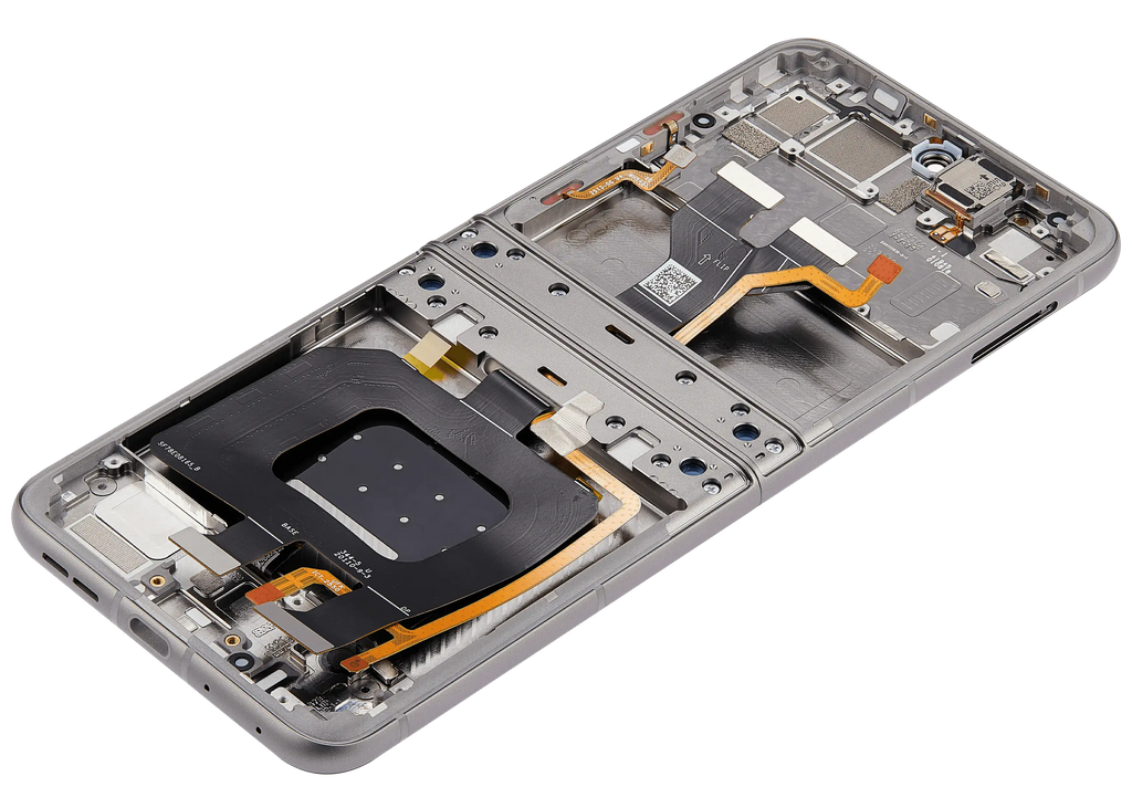 OLED-Display mit Rahmen für Motorola Razr 2026 / Razr 70 (XT2657 / 2026) (Refurbished) (Hematite)
