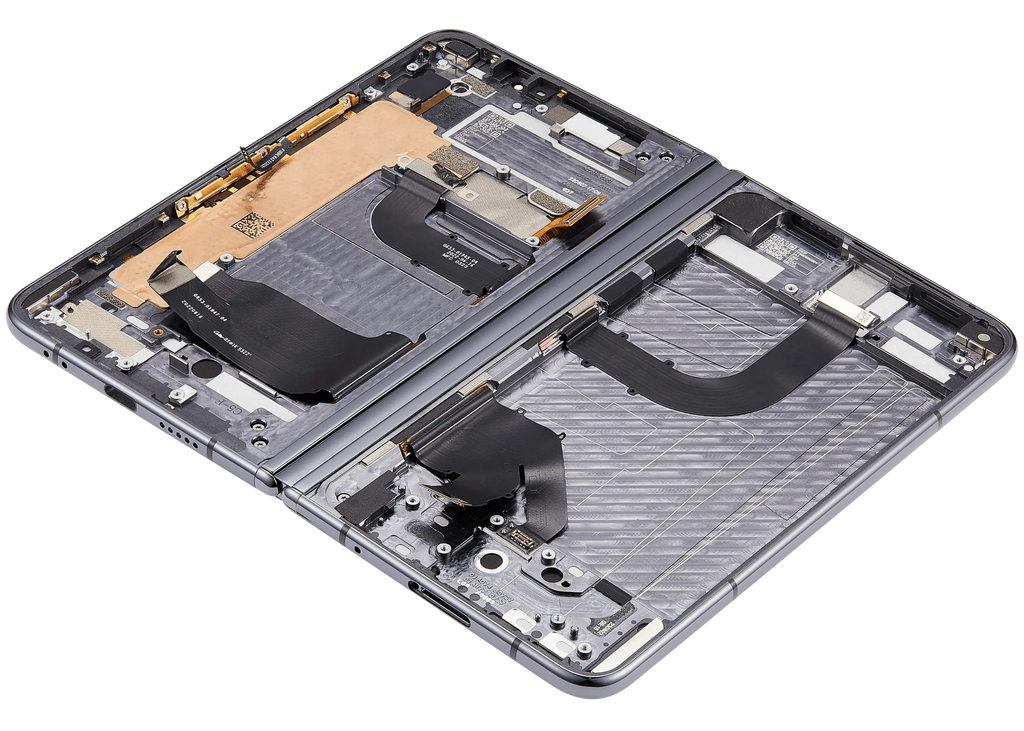 Inner Main OLED-Display mit Rahmen für Google Pixel Fold (Refurbished) (Obsidian Black)