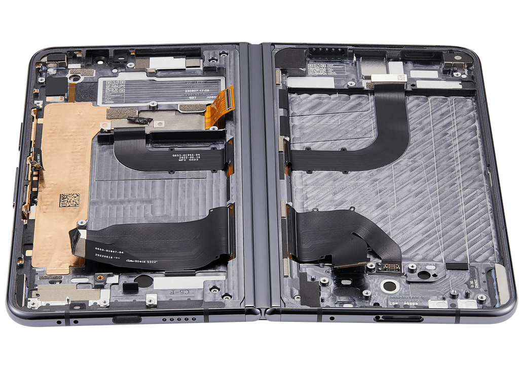 Inner Main OLED-Display mit Rahmen für Google Pixel Fold (Refurbished) (Obsidian Black)