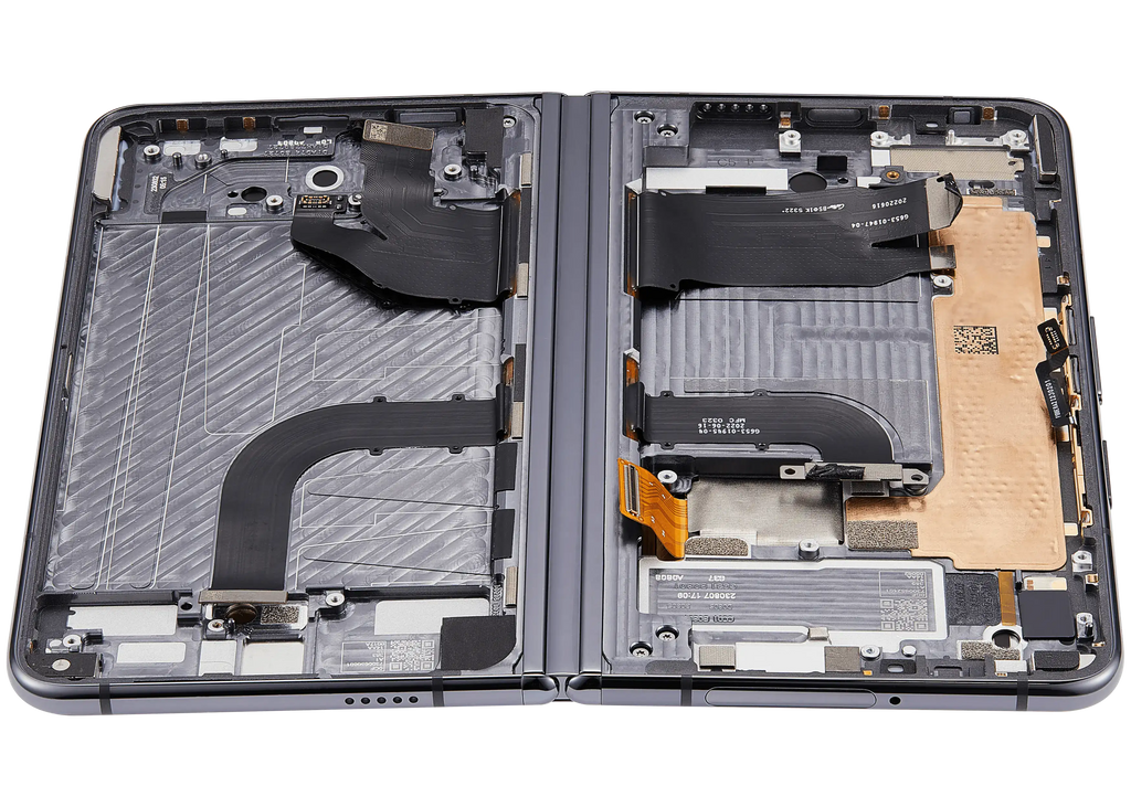 Inner Main OLED-Display mit Rahmen für Google Pixel Fold (Refurbished) (Obsidian Black)