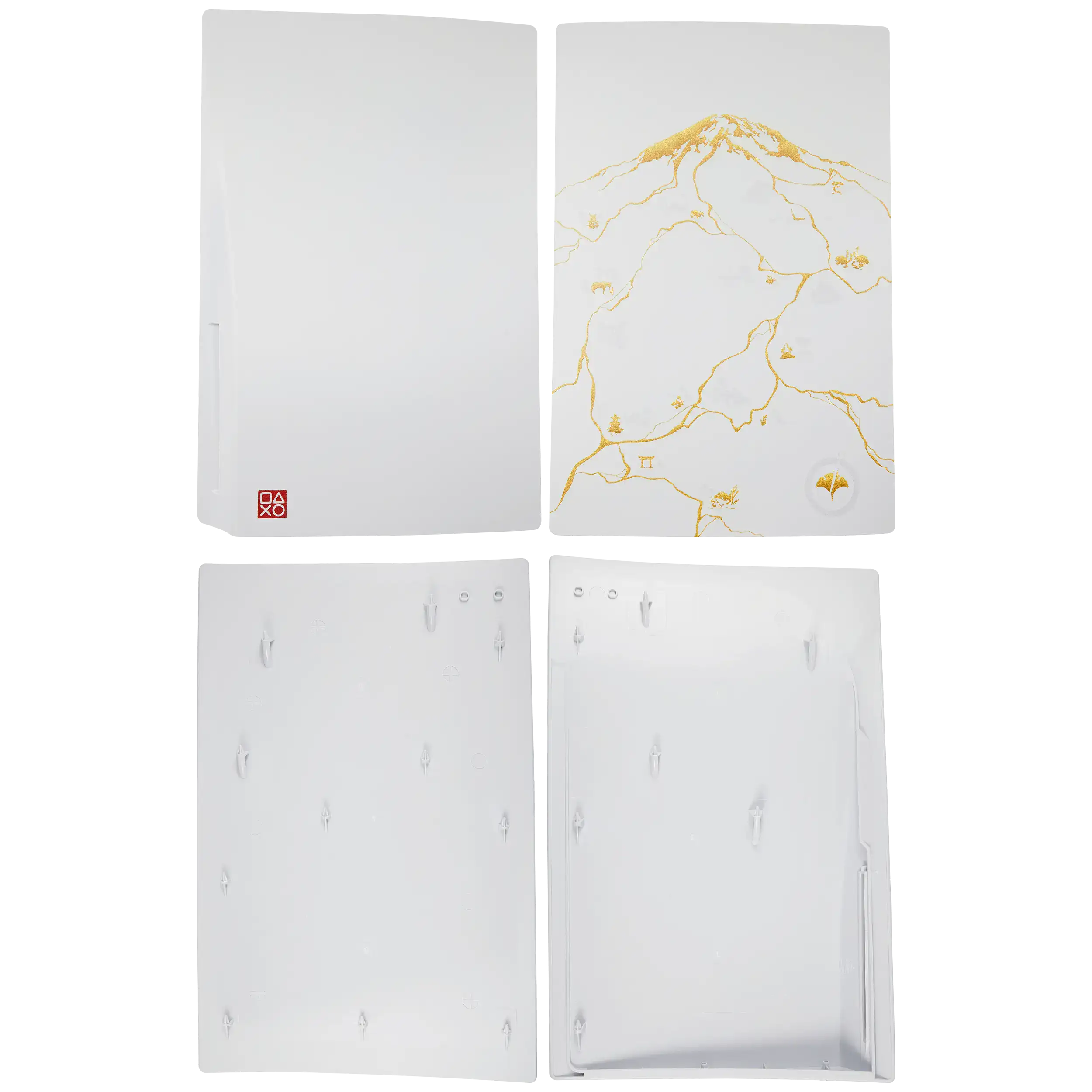 Faceplate Cover (Top & Bottom) für PlayStation 5 (1000 / 1100 / 1200) (Ghost Of Yotei)