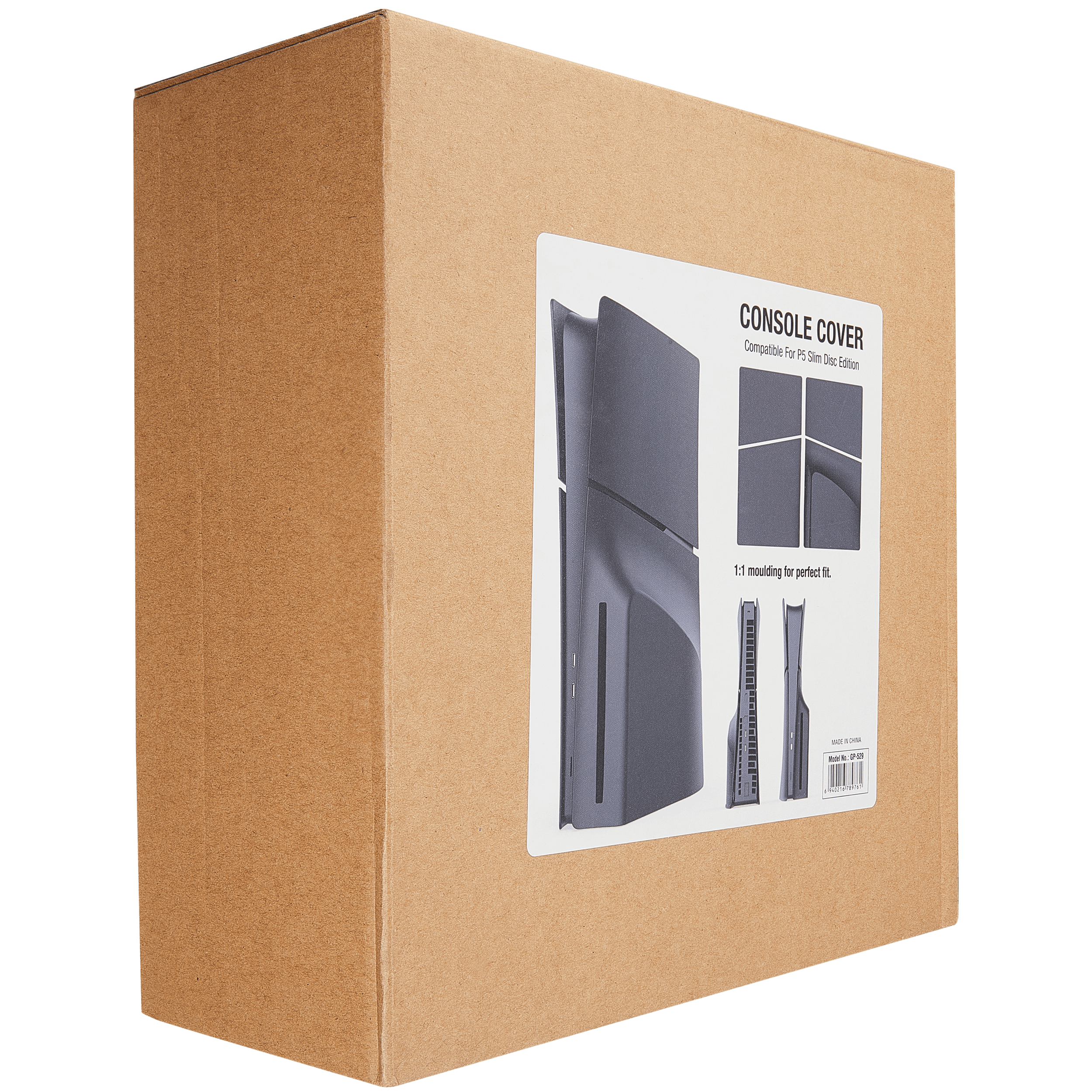 Console Shell für PlayStation 5 Slim (Disc Edition) (Schwarz)