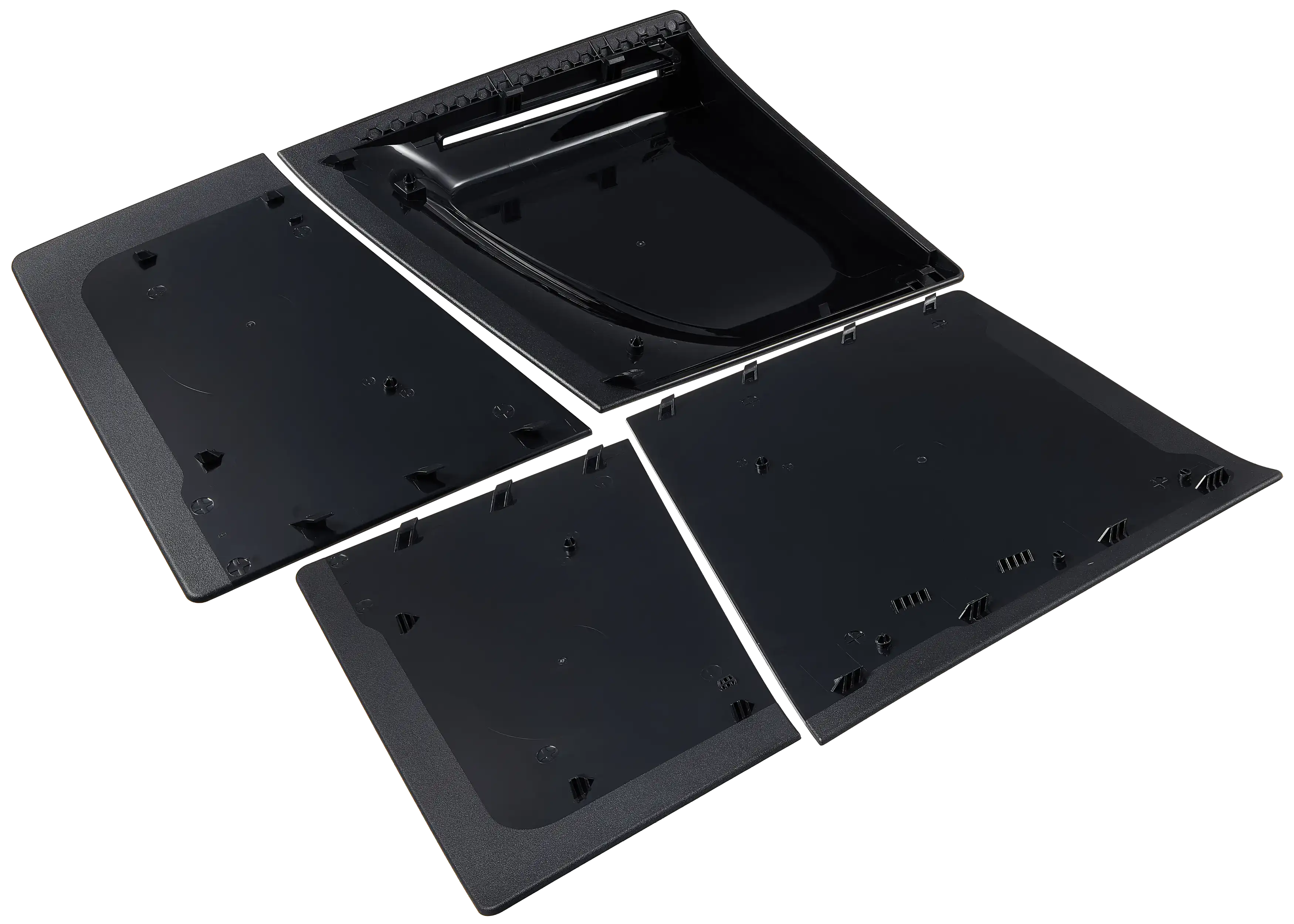 Console Shell für PlayStation 5 Slim (Disc Edition) (Schwarz)