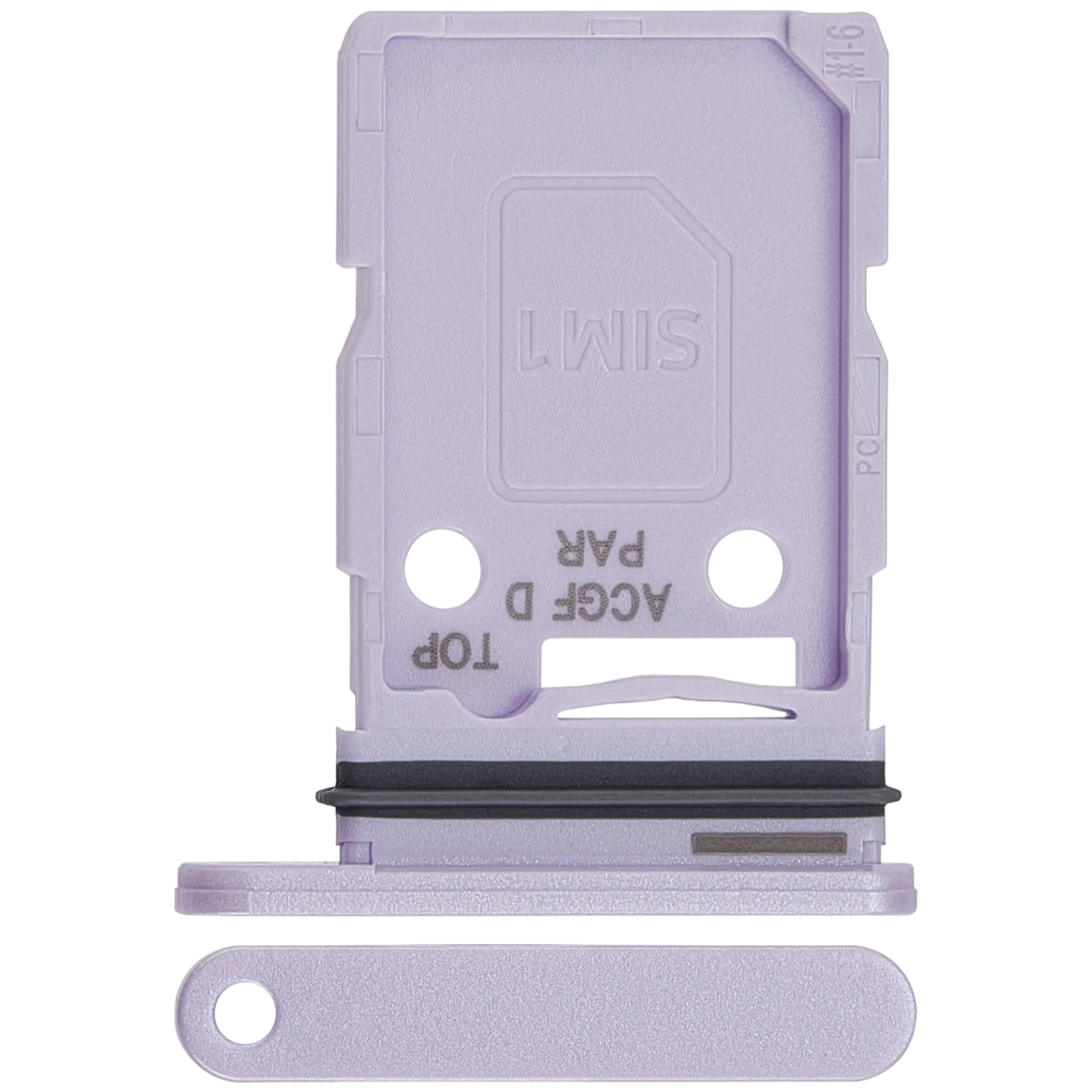 Single Sim Card Tray für Samsung Galaxy A37 (A376 / 2026) (Light Violet)
