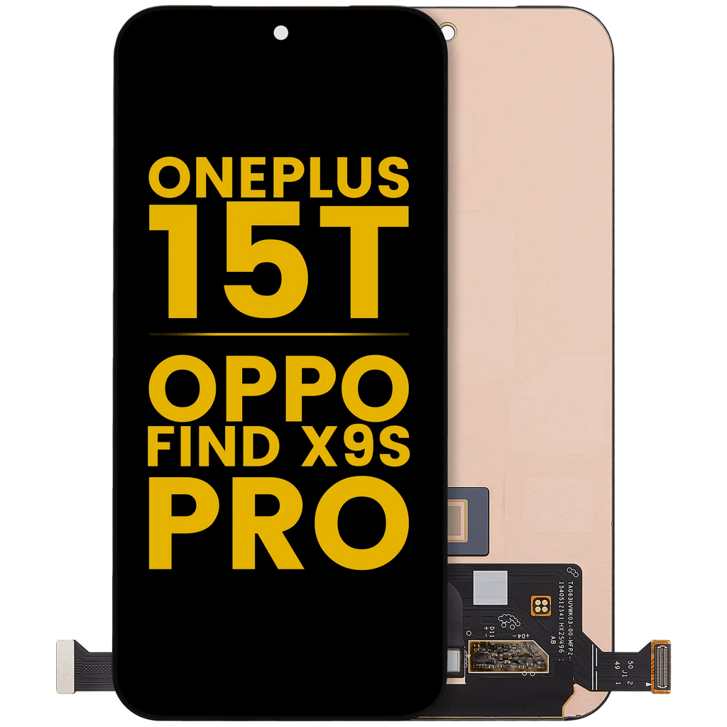 OLED-Display ohne Rahmen für OnePlus 15T / Oppo Find X9s Pro (2026) (Refurbished) (Alle Farben)