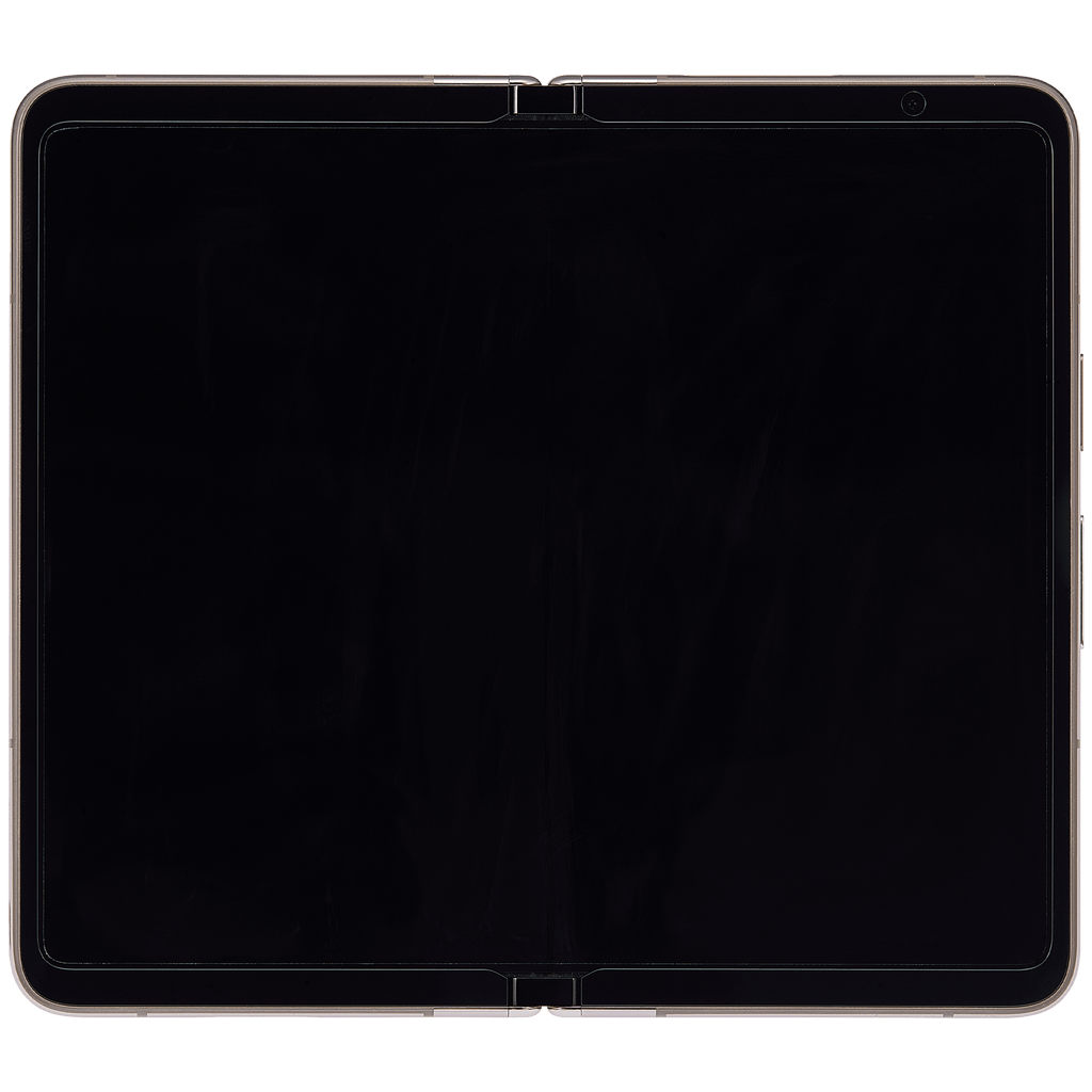 Built-In OLED-Display (Main Display) Assembly (mit Midframe/Rahmen) für Google Pixel Fold (US and International Versions) (Refurbished) (Porcelain)
