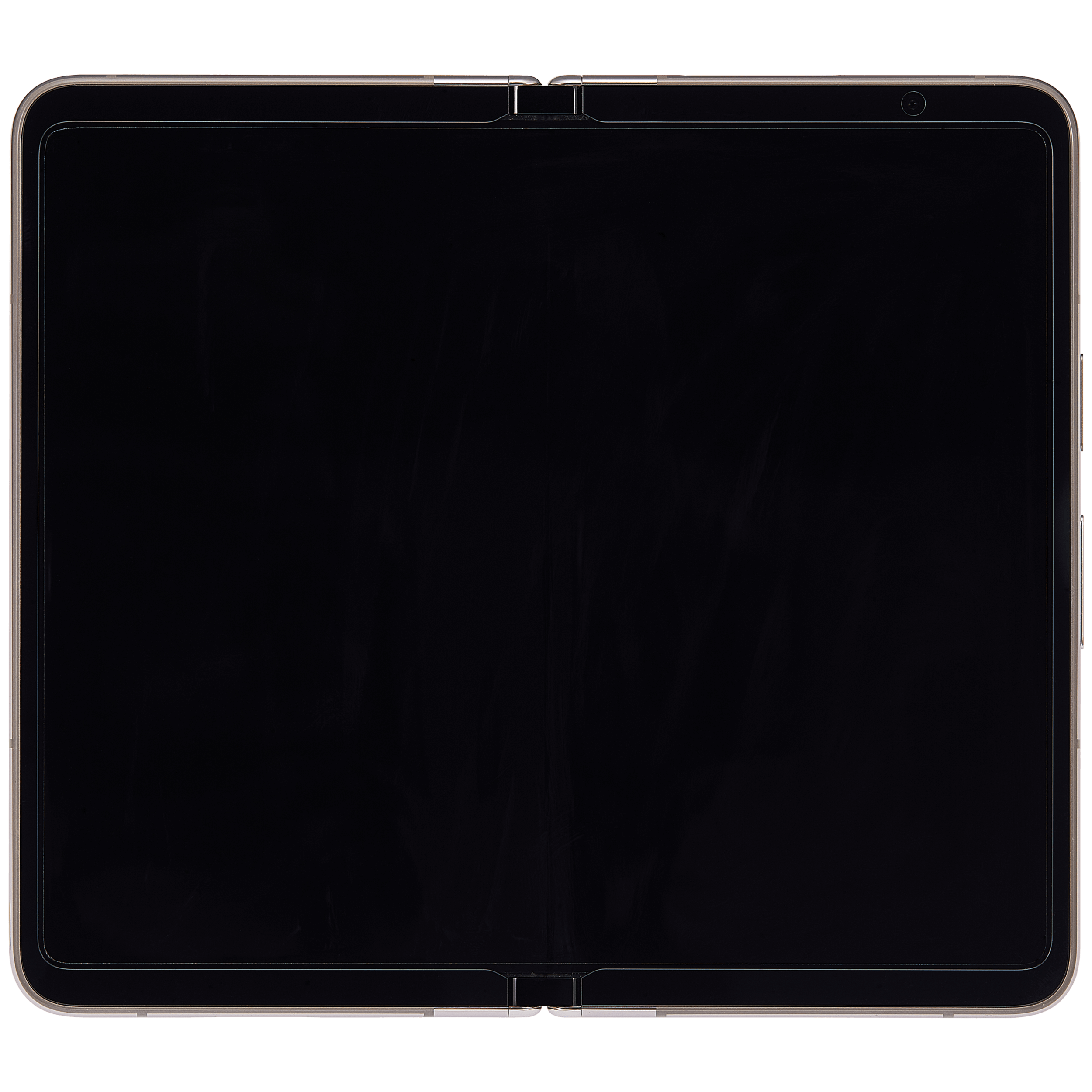 Built-In OLED-Display (Main Display) Assembly (mit Midframe/Rahmen) für Google Pixel Fold (US and International Versions) (Refurbished) (Porcelain)