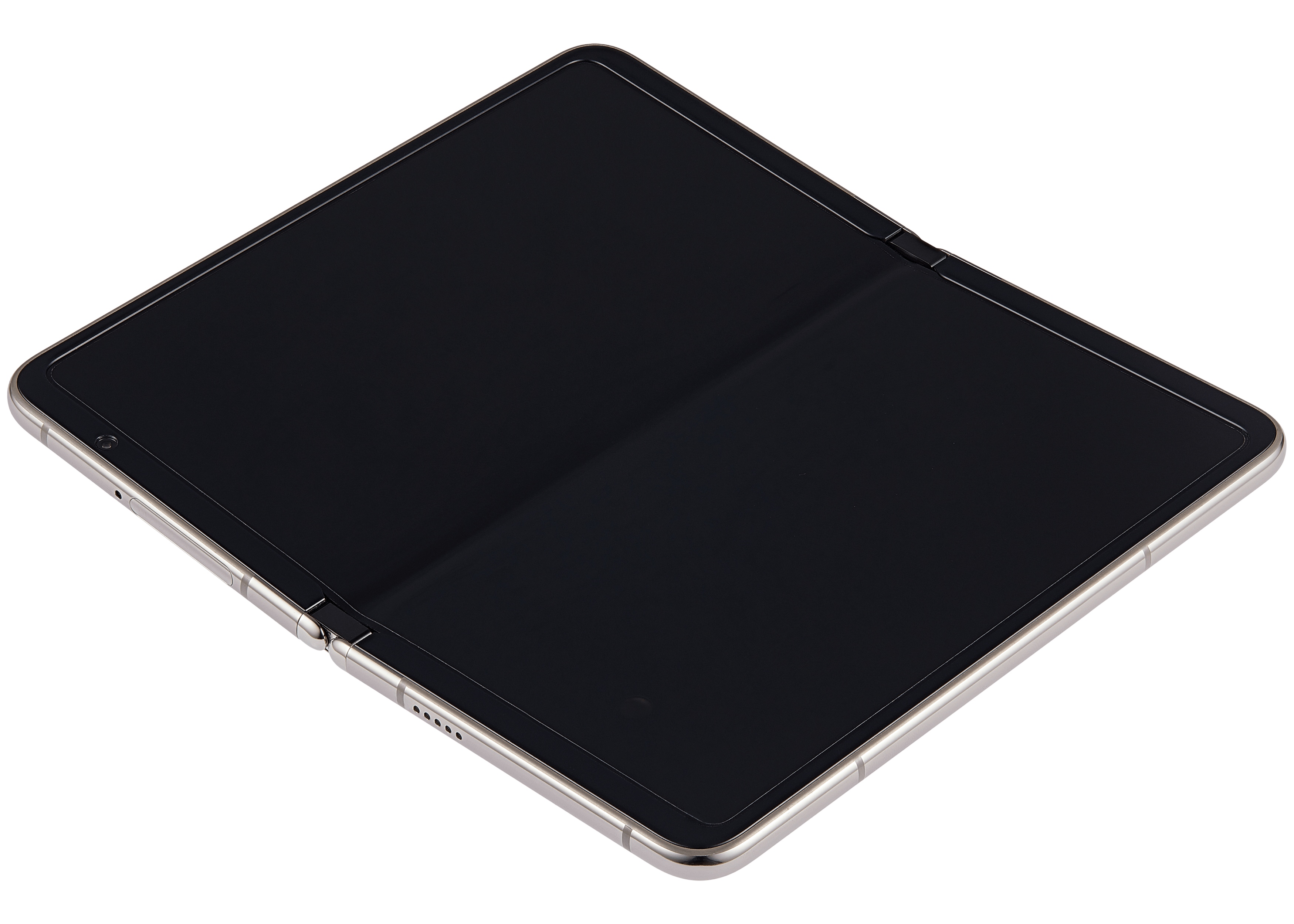 Built-In OLED-Display (Main Display) Assembly (mit Midframe/Rahmen) für Google Pixel Fold (US and International Versions) (Refurbished) (Porcelain)
