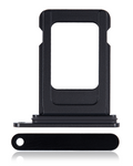 Einzelner SIM-Karten-Tray für iPhone 15 / 15 Plus (Schwarz)
