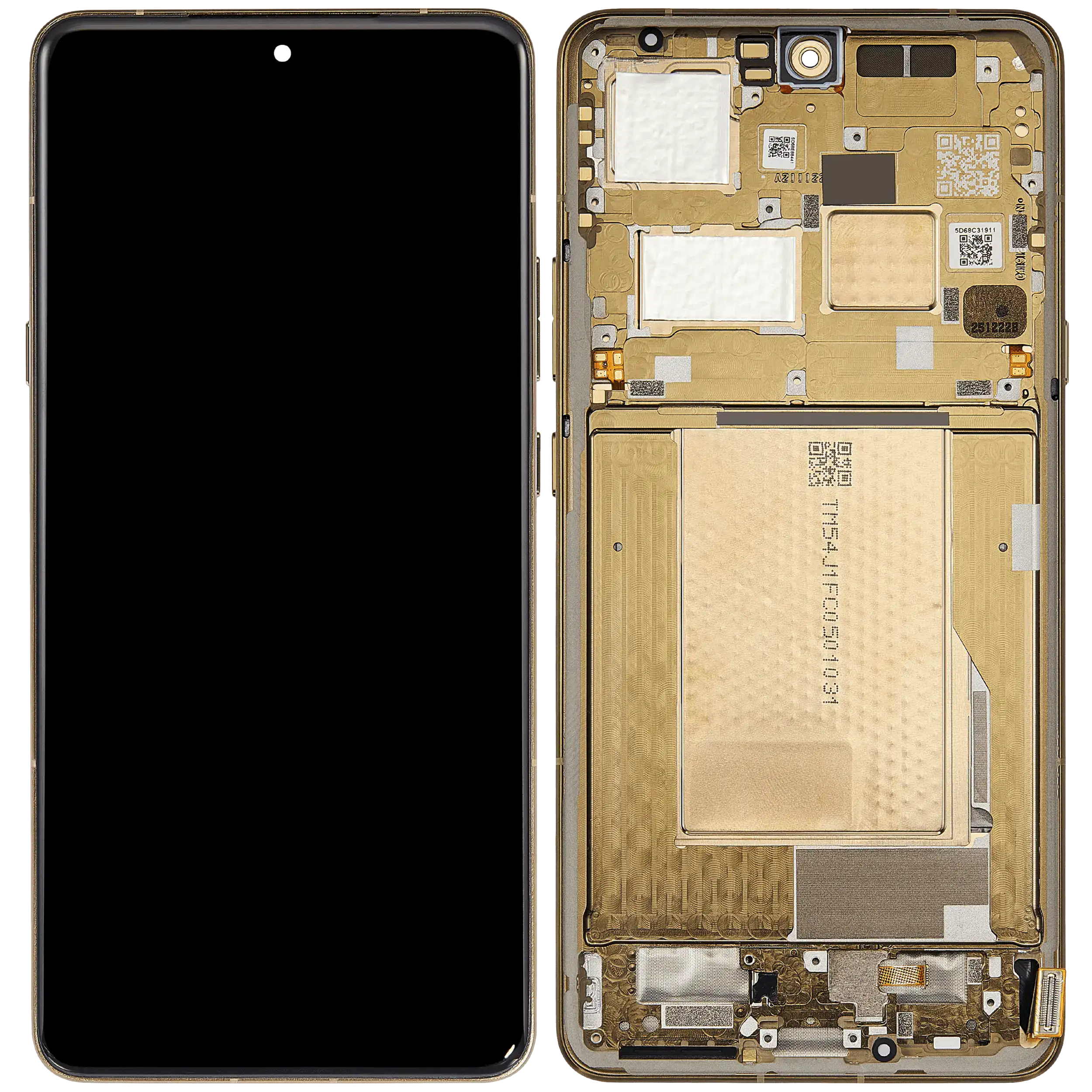 OLED-Display mit Rahmen für Motorola Moto Signature (XT2603/ 2026) (Refurbished) (Martini Olive)