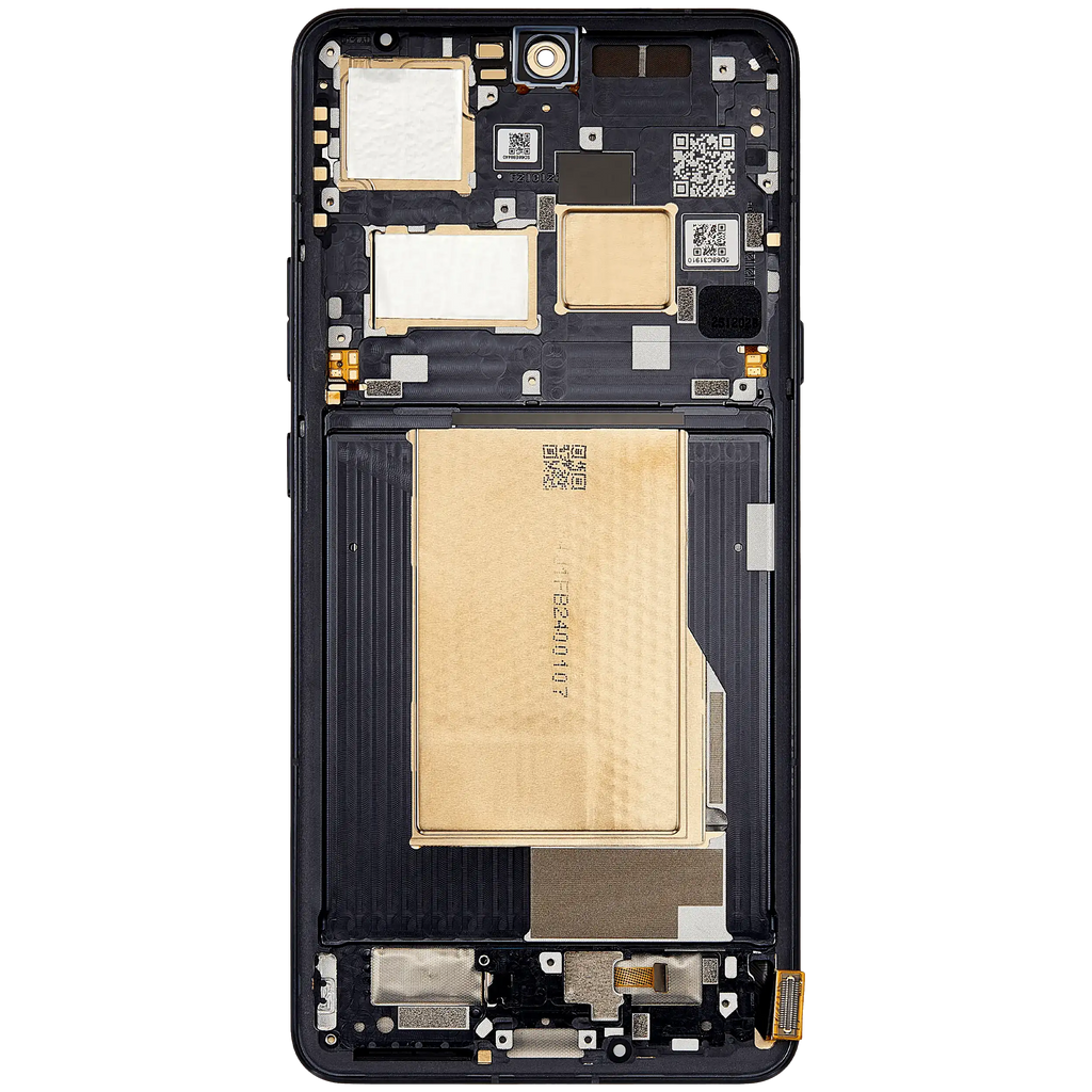 OLED-Display mit Rahmen für Motorola Moto Signature (XT2603/ 2026) (Refurbished) (Carbon)