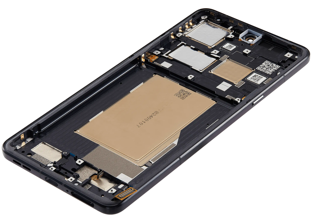 OLED-Display mit Rahmen für Motorola Moto Signature (XT2603/ 2026) (Refurbished) (Carbon)