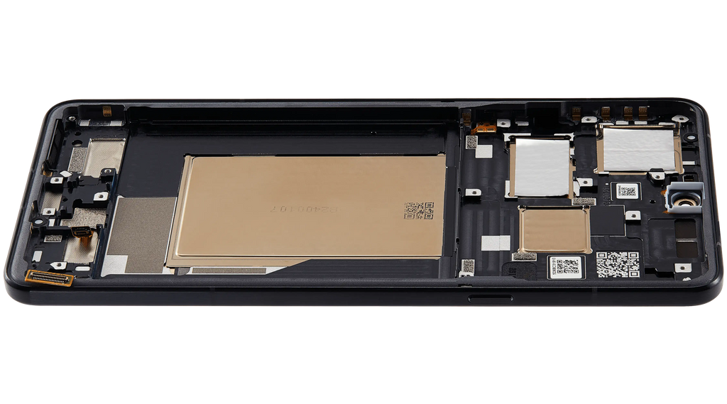 OLED-Display mit Rahmen für Motorola Moto Signature (XT2603/ 2026) (Refurbished) (Carbon)