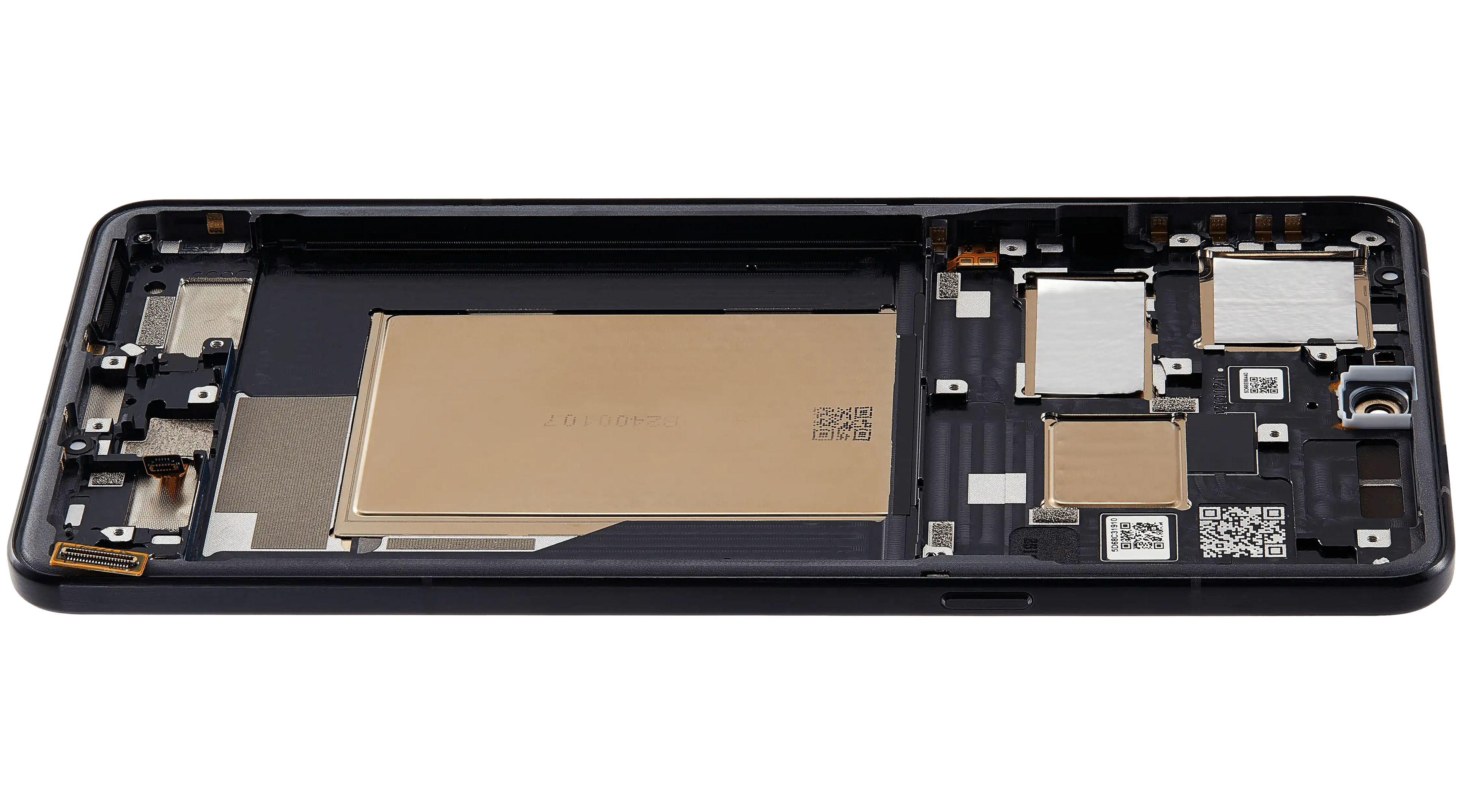 OLED-Display mit Rahmen für Motorola Moto Signature (XT2603/ 2026) (Refurbished) (Carbon)