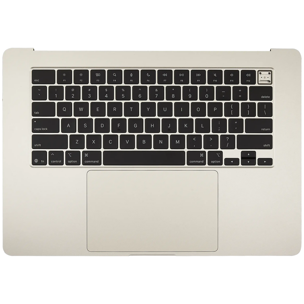 Topcase with Battery and Keyboard for MacBook Air 15" A3241 (2025) (US Keyboard) (Used OEM Pull, Grade A) (Starlight)