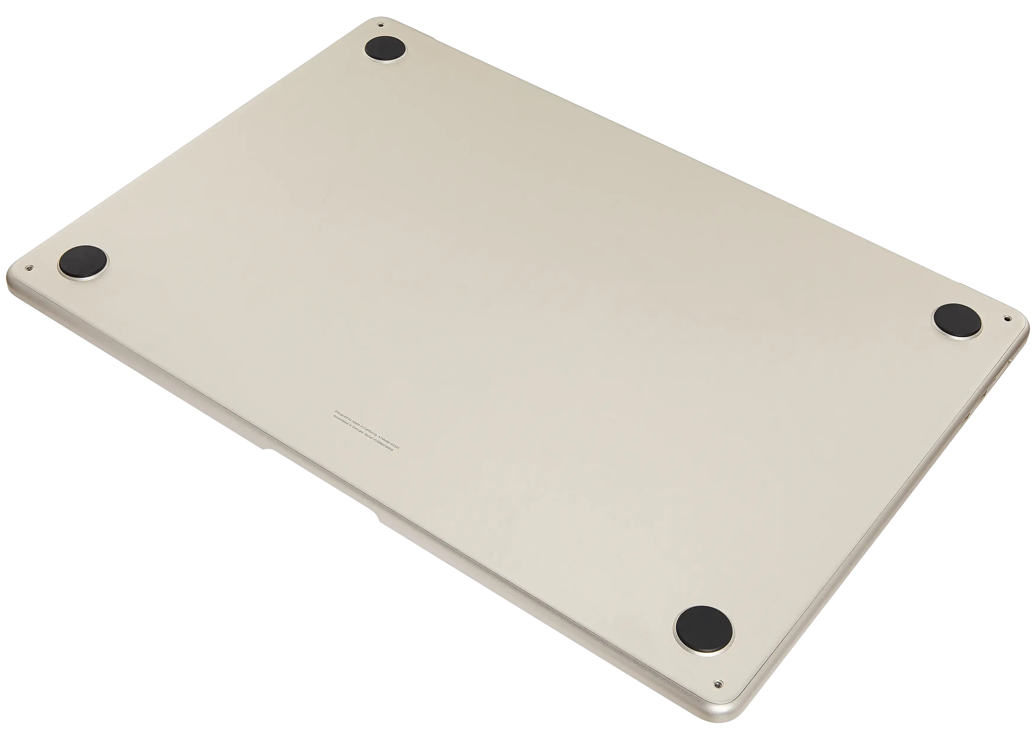 Topcase with Battery and Keyboard for MacBook Air 15" A3241 (2025) (US Keyboard) (Used OEM Pull, Grade A) (Starlight)