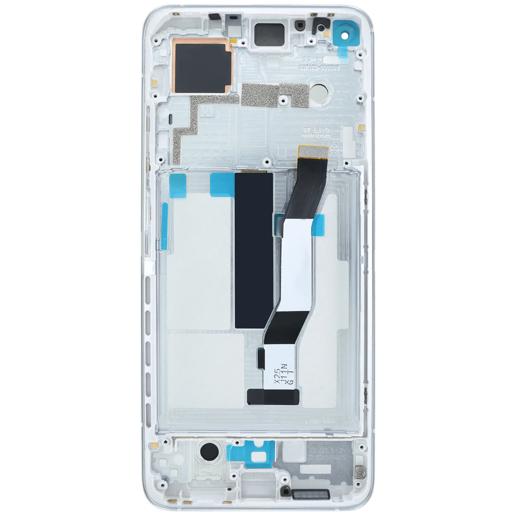 LCD-Display mit Rahmen für Xiaomi Mi 10T / Mi 10T Pro 5G / Redmi K30S (Refurbished) (Aurora Blue)