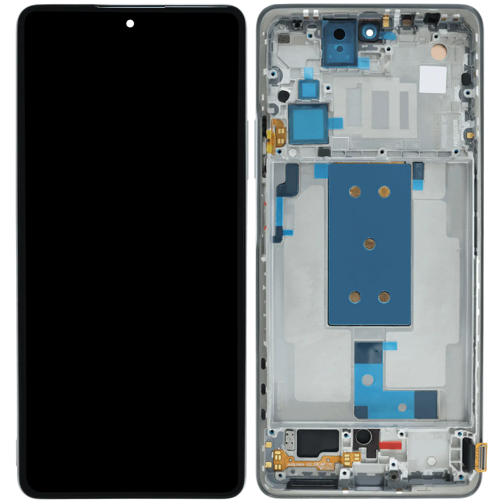 OLED-Display mit Rahmen für Xiaomi 11T / 11T Pro (Refurbished) (Celestial Blue)