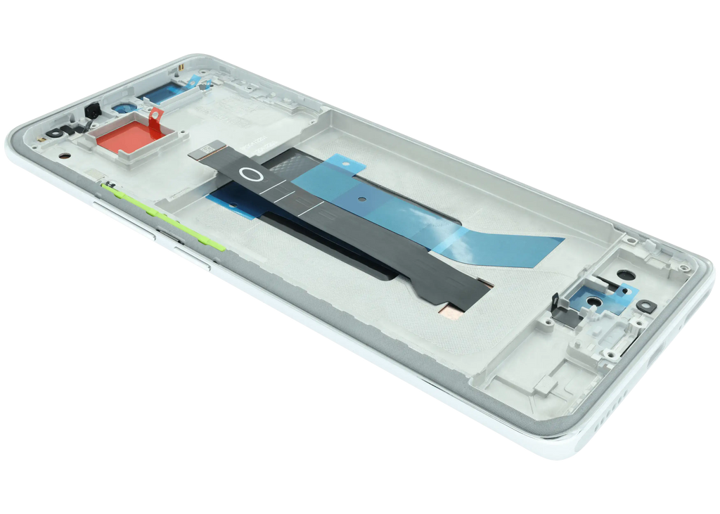 OLED-Display mit Rahmen für Xiaomi Poco X7 (Refurbished) (Silber)