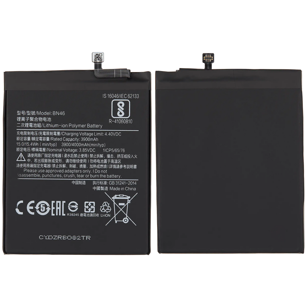 Replacement battery for Xiaomi Redmi Note 6 (BN46)