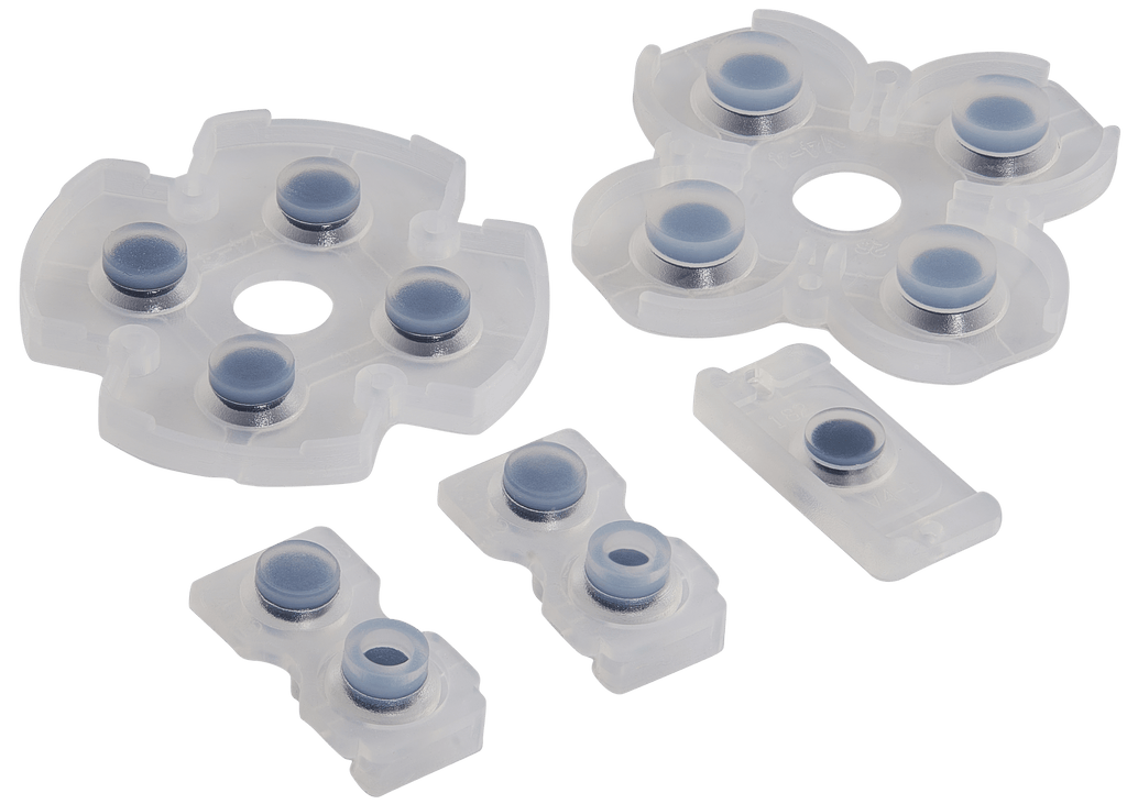 Conductive Rubber Pads for PlayStation 4 Controller (Version 1: JDS-001/JDS-011)