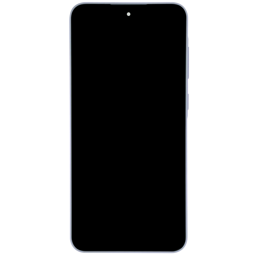 OLED-Display mit Rahmen für Samsung Galaxy A36 5G (A366 / 2025) (Aftermarket Plus) (Lavender)